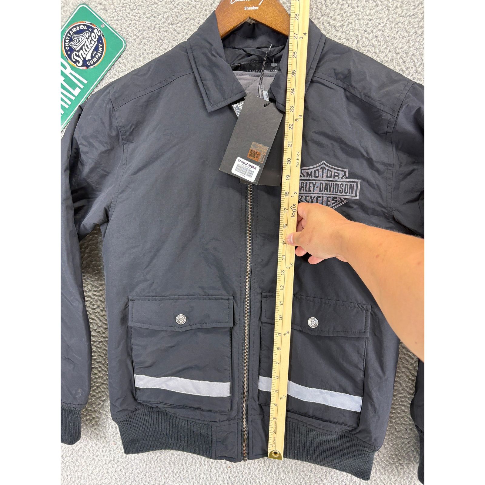 Harley Davidson Harley Davidson Garage Work Working Jacket Mens Small Black Size US S / EU 44-46 / 1 - 2 Thumbnail
