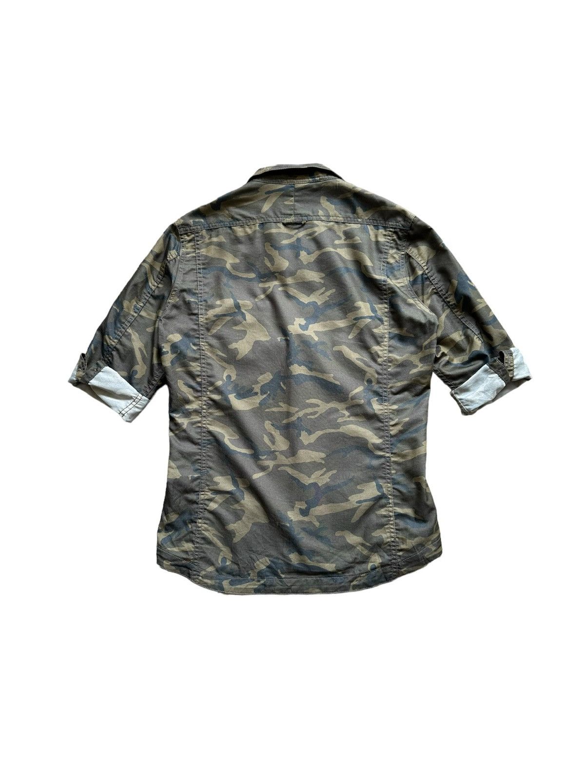 Nicole Club × Tornado Mart × Yasuyuki Ishii 2000's Nicole Club camo military shirt Size US M / EU 48-50 / 2 - 5 Thumbnail