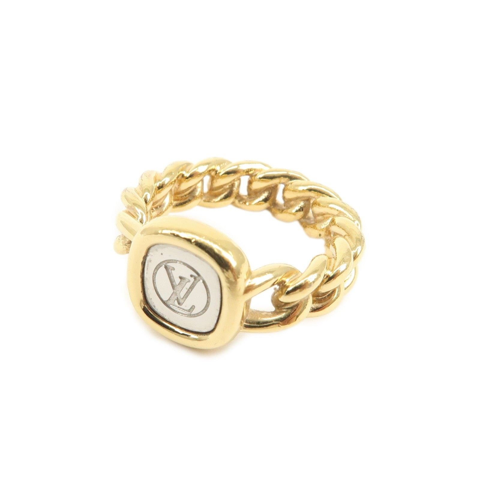 Louis Vuitton Louis Vuitton ID Ring Gold Plated Size ONE SIZE - 1 Thumbnail