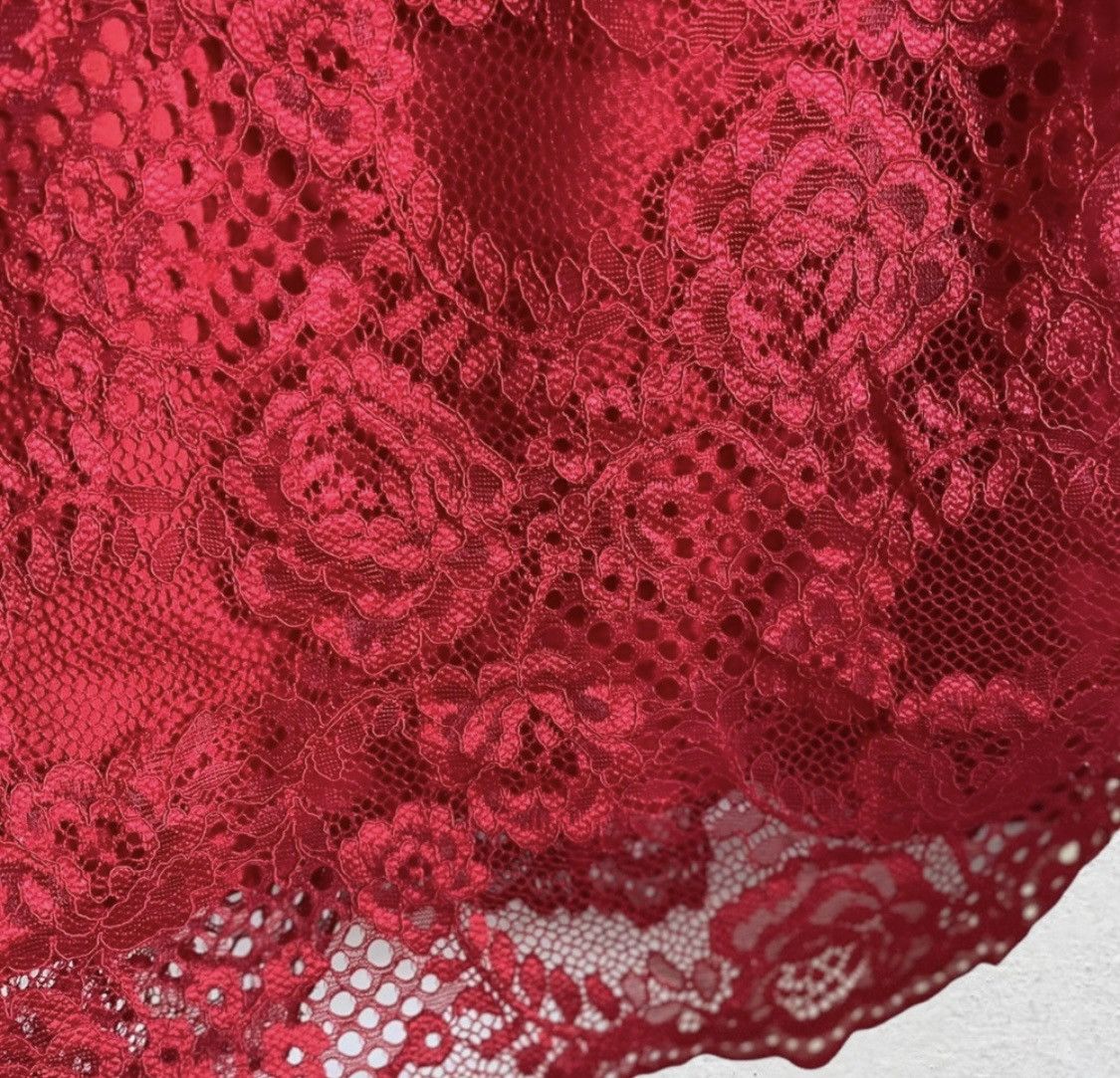 H&M LONG SLEEVE FLORAL LACE EMBROIDERED V BACK COCKTAIL DRESS Size M / US 6-8 / IT 42-44 - 8 Thumbnail