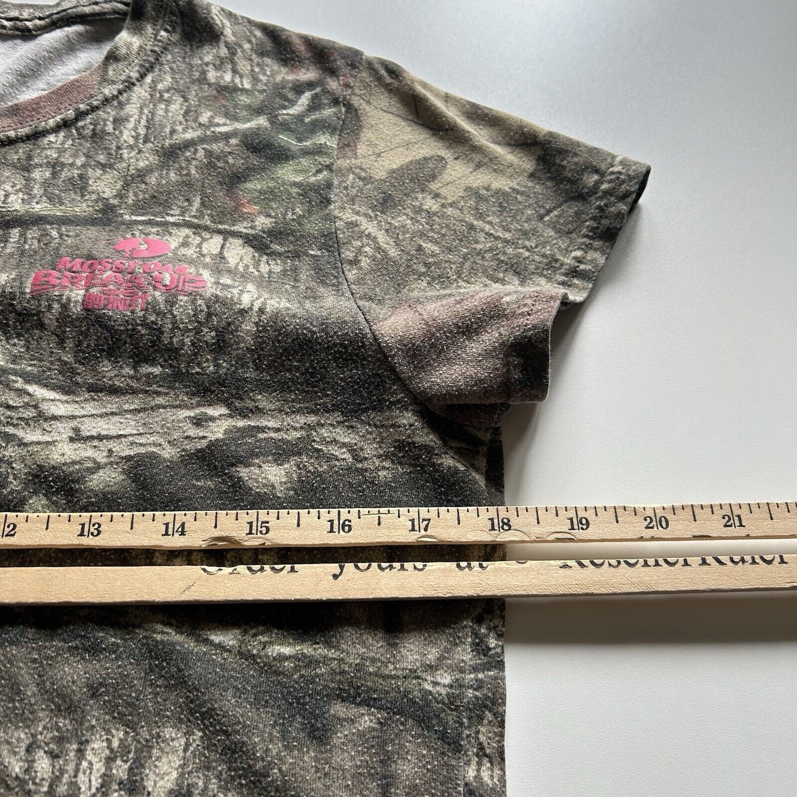 Realtree × Vintage Vintage 2000s Mossy Oak Real Tree Camouflage T Shirt Medium Size M / US 6-8 / IT 42-44 - 4 Thumbnail