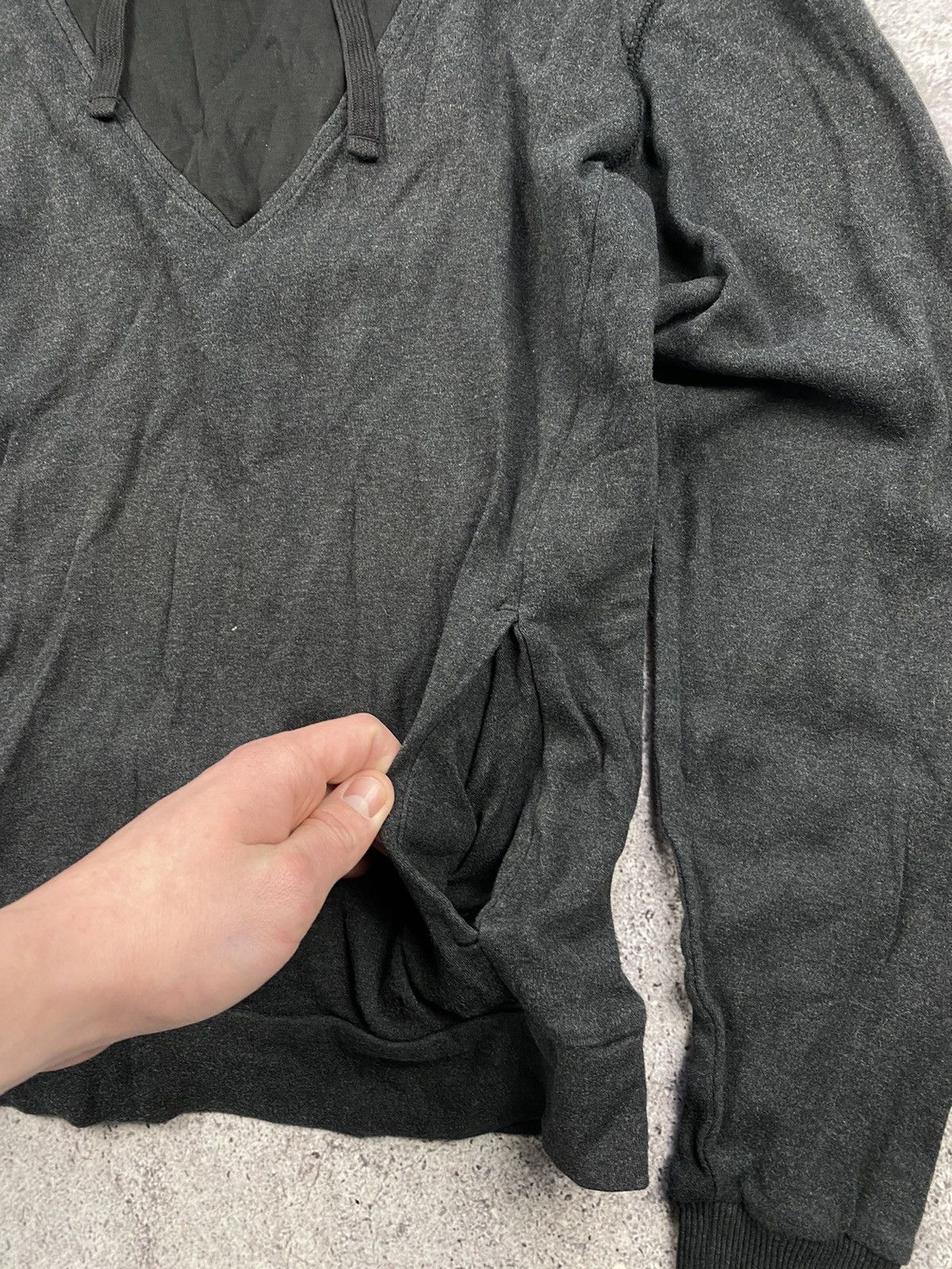 G-Star VTG ARCHIVE RICK OWENS STYLE WASHED AVANT GARDE ZIP HOODIE Size US L / EU 52-54 / 3 - 5 Thumbnail