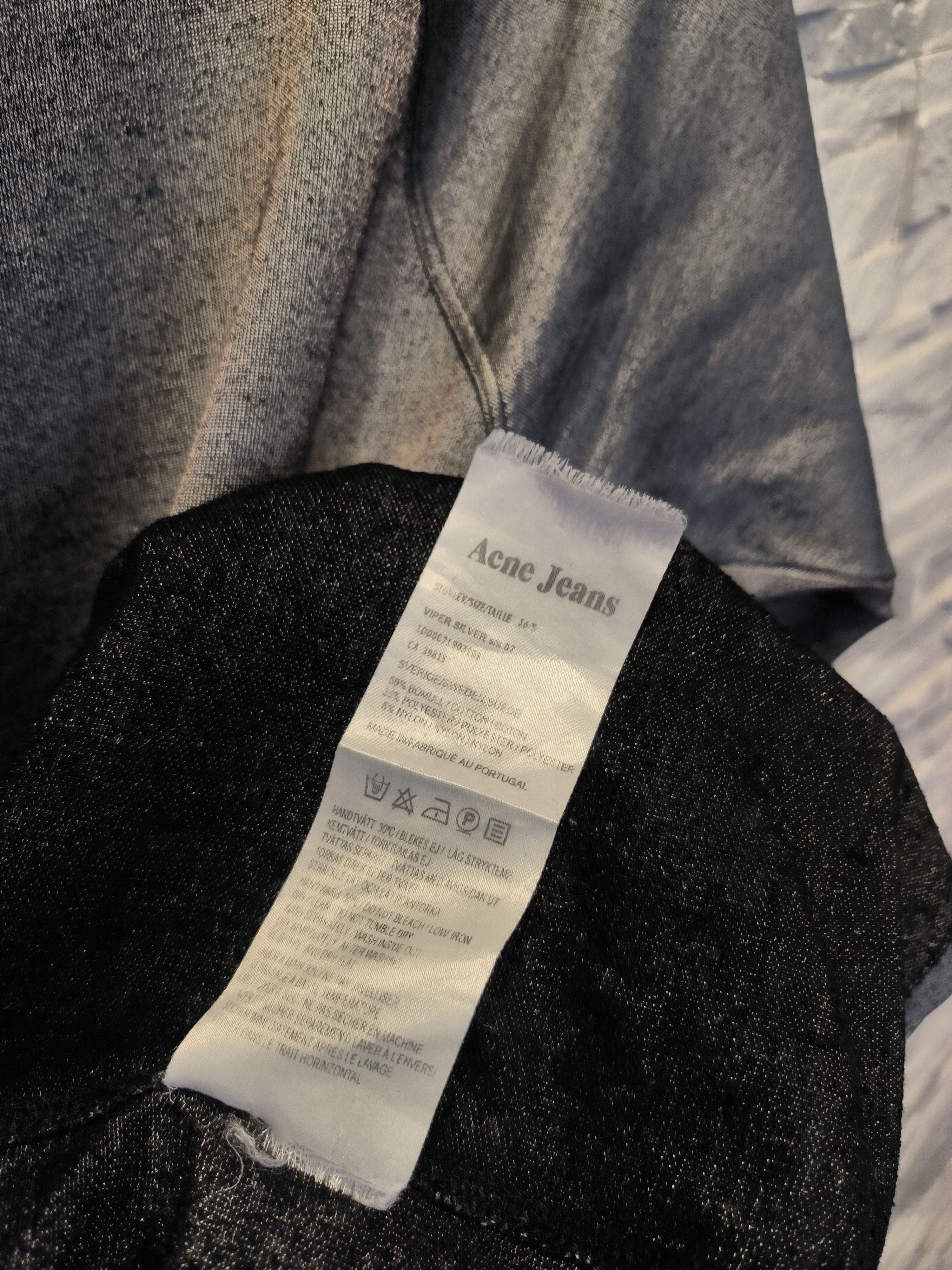 Acne Studios Acne Jeans Dress Silver Gray Size S / US 4 / IT 40 - 6 Thumbnail