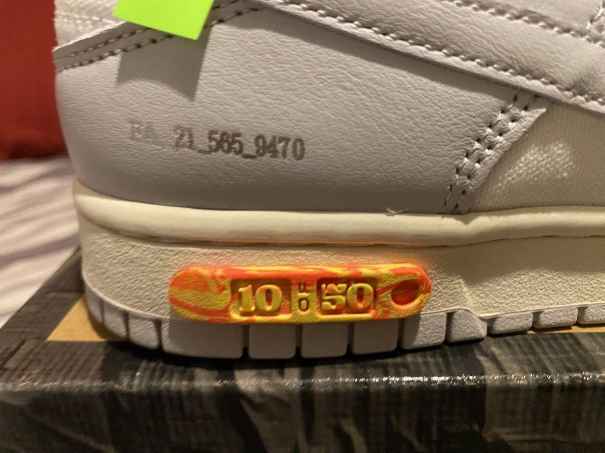 Nike × Off-White Nike off white dunk lot 10 size 9 Size US 9 / EU 42 - 6 Thumbnail