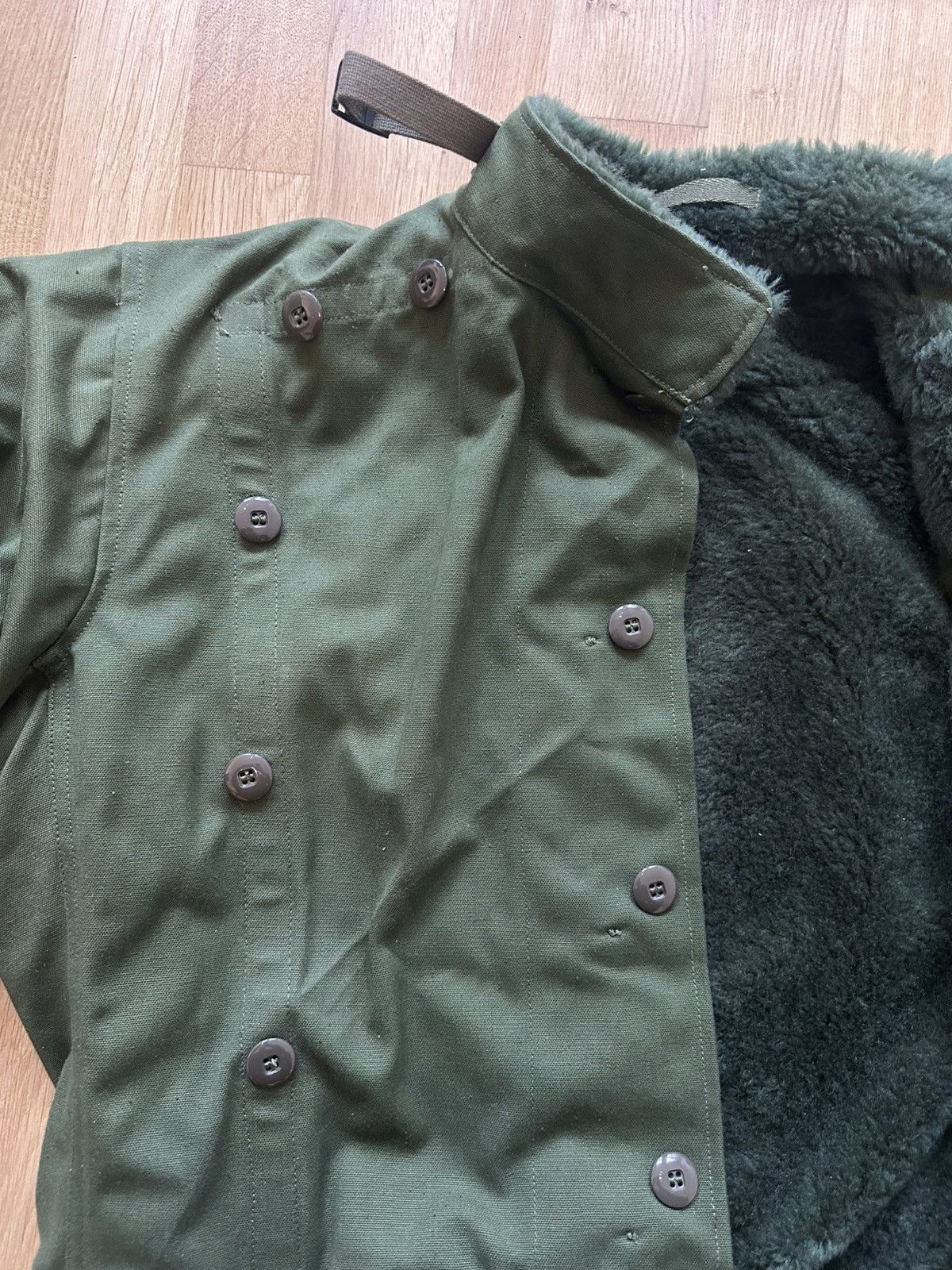 Vintage Swedish Army Motorcycle Jacket 1961 Size US L / EU 52-54 / 3 - 13 Thumbnail
