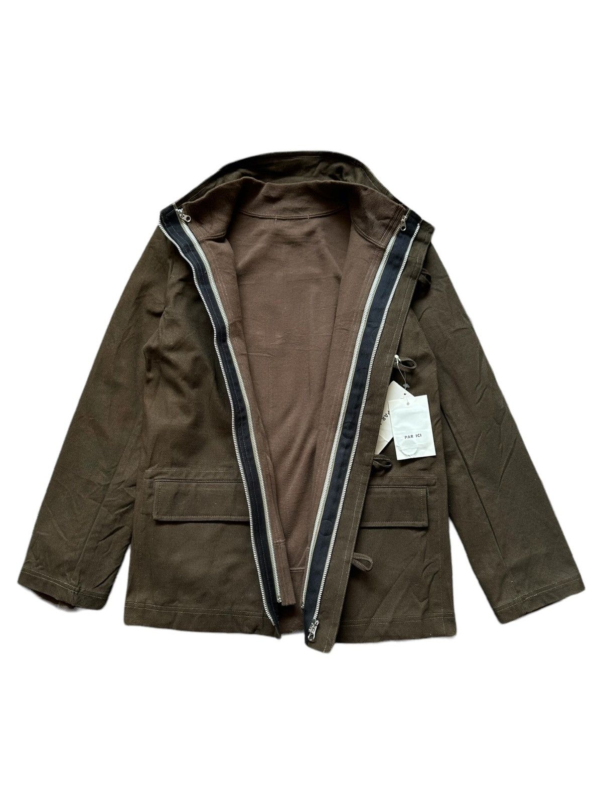 RIPVANWINKLE 2007 Archive PAR ICI dark olive jacket Size US M / EU 48-50 / 2 - 5 Thumbnail