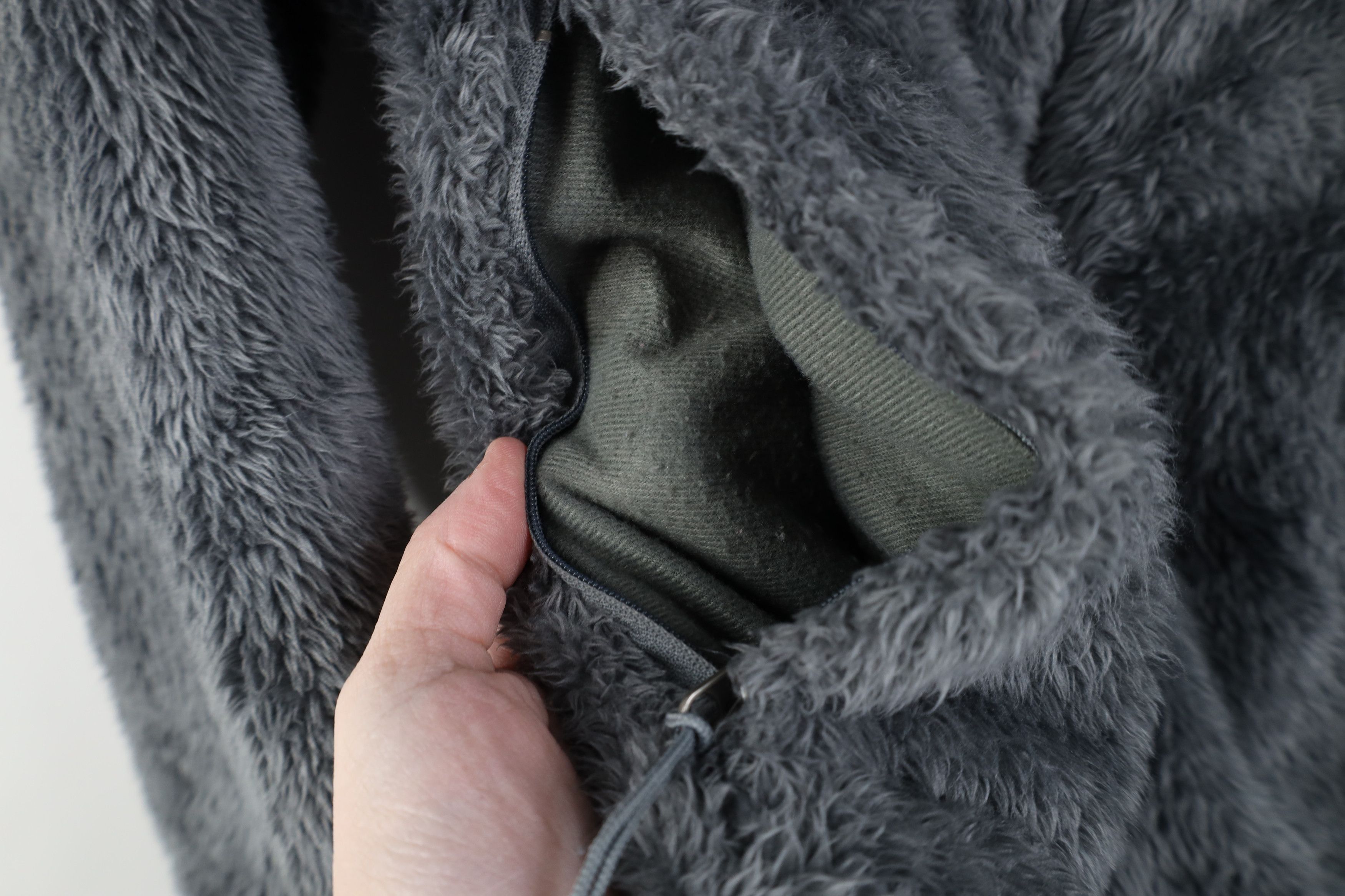 The North Face Vintage The North Face Shag Monkey Fleece Jacket Gray Size M / US 6-8 / IT 42-44 - 6 Thumbnail