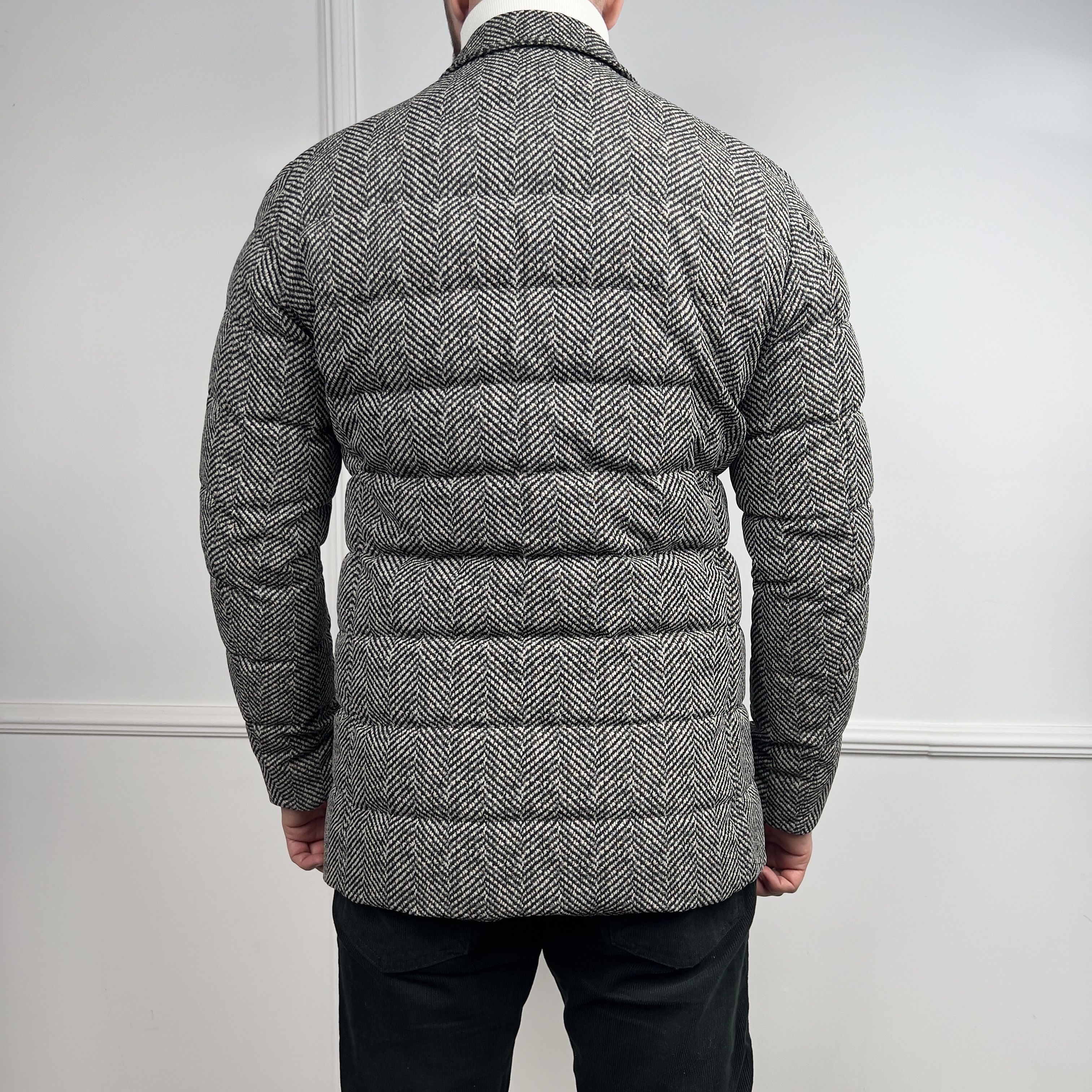Herno Herno Men's Quilted Goose Down Puffer Bomber Jacket Size US S / EU 44-46 / 1 - 4 Thumbnail