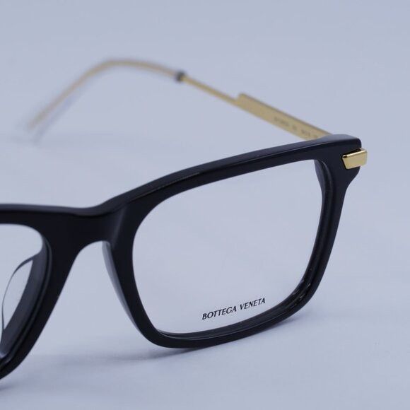 Bottega Veneta Bottega Veneta BV1040OA 001 Eyeglasses Black/Gold 54mm Size ONE SIZE - 2 Thumbnail