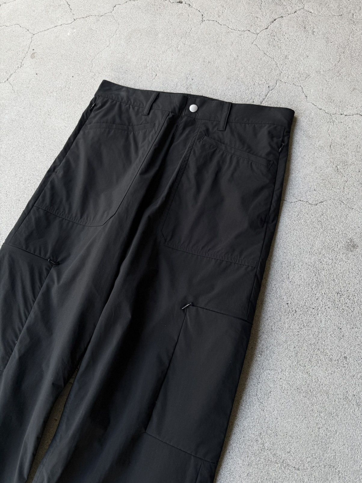 Other MATSUFUJI 24AW Black Multi-Zip Cargo Pants Size US 30 / EU 46 - 3 Thumbnail