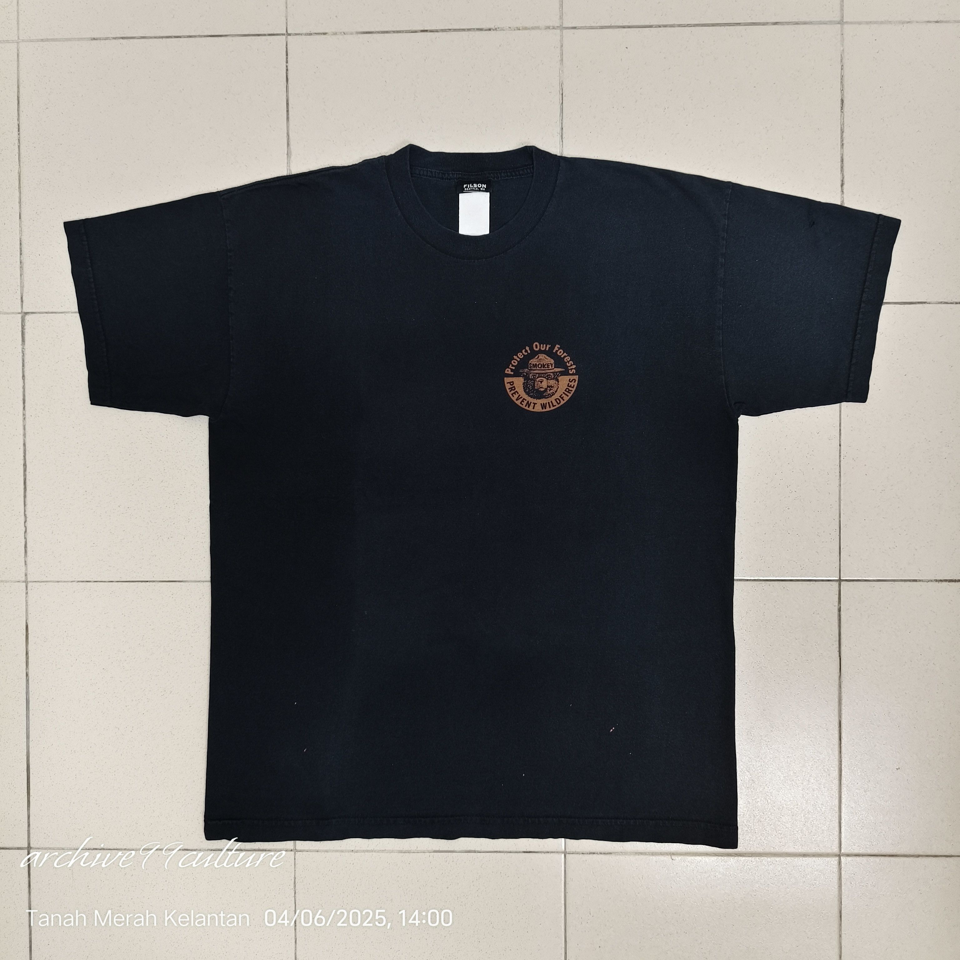 Filson × Vintage FILSON x SMOKEY BEAR PREVENT WILDFIRES t-shirt Size US XL / EU 56 / 4 - 2 Thumbnail