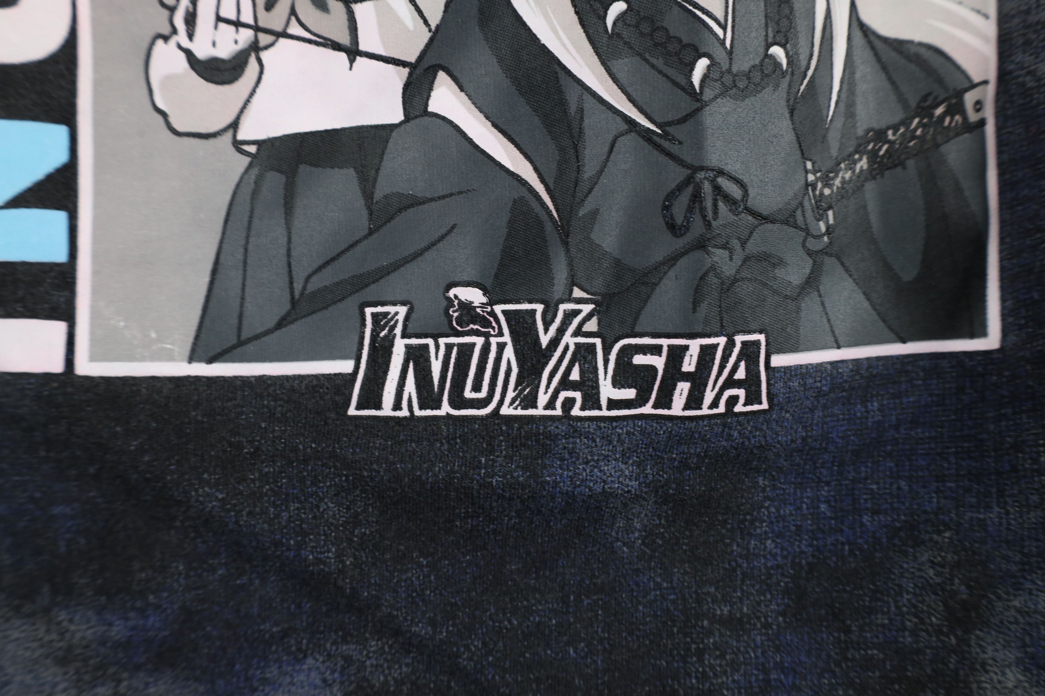 Vintage InuYasha Out Japan Anime Manga Long Sleeve T-Shirt Acid Wash Size US S / EU 44-46 / 1 - 6 Thumbnail
