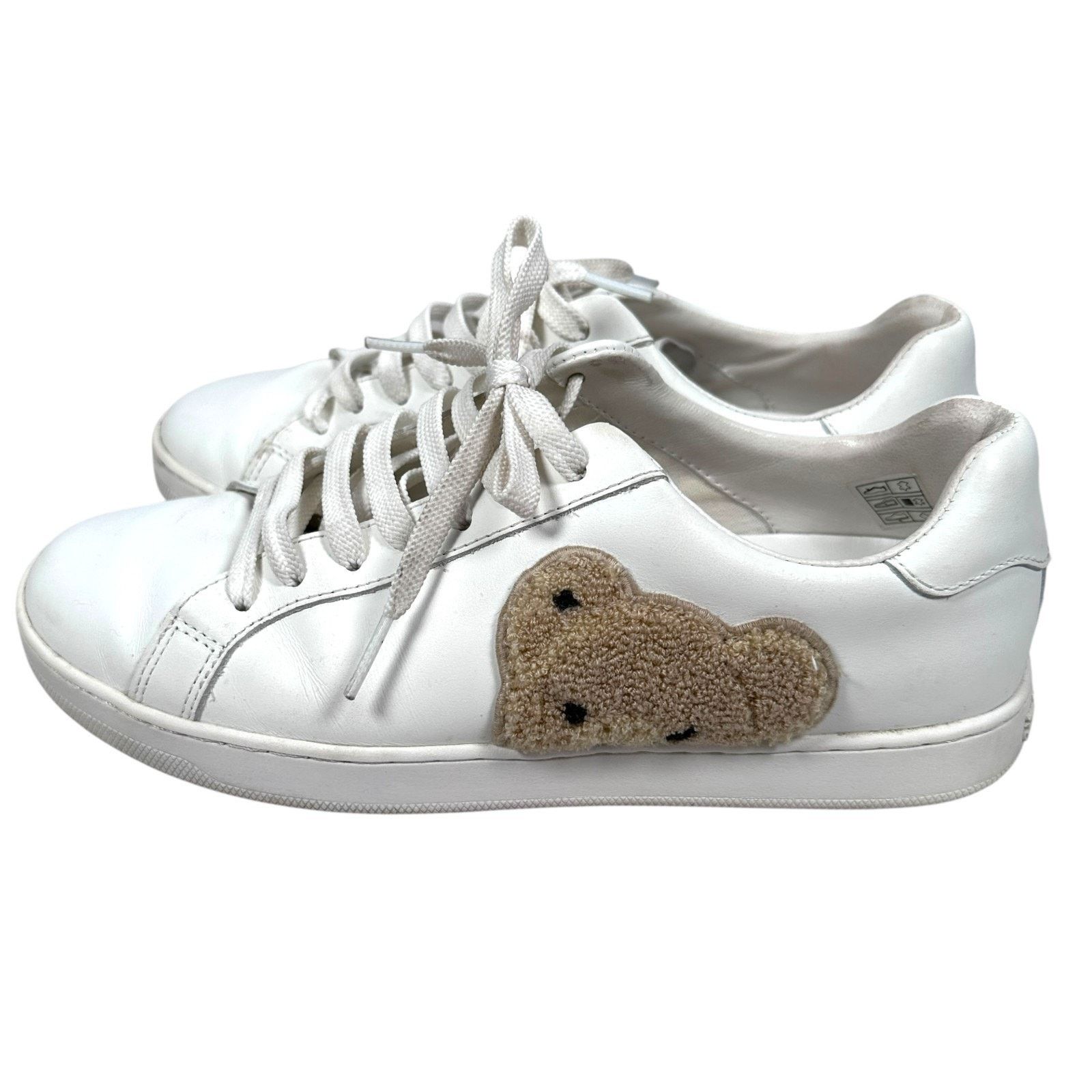 Palm Angels Palm Angels Teddy Bear Sneakers Mens US 6 EU 39 White Casual Size US 6 / EU 39 - 3 Thumbnail