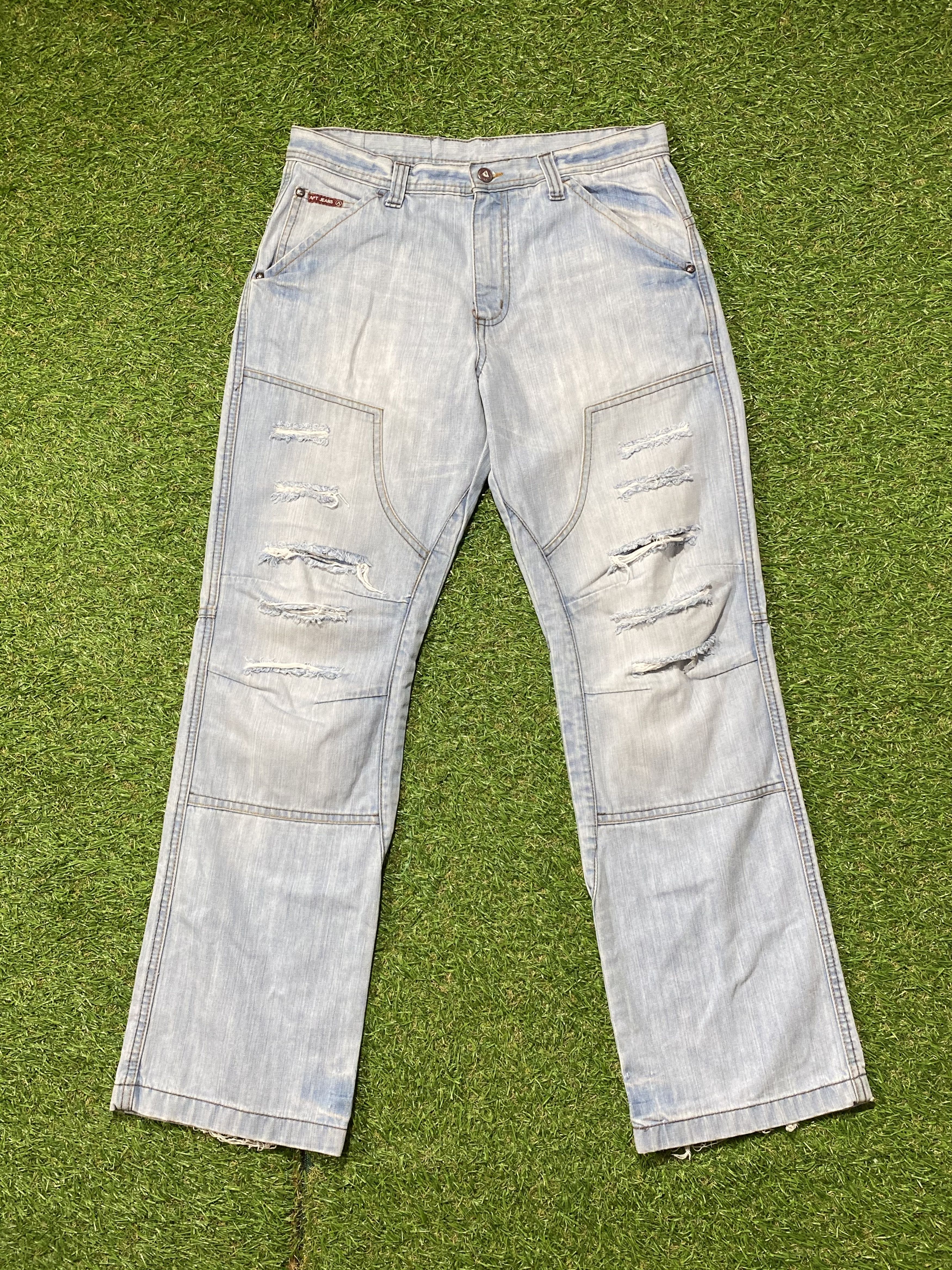 Vintage Vintage Y2K Baggy Jeans Distressed Denim Size US 32 / EU 48 - 1 Thumbnail
