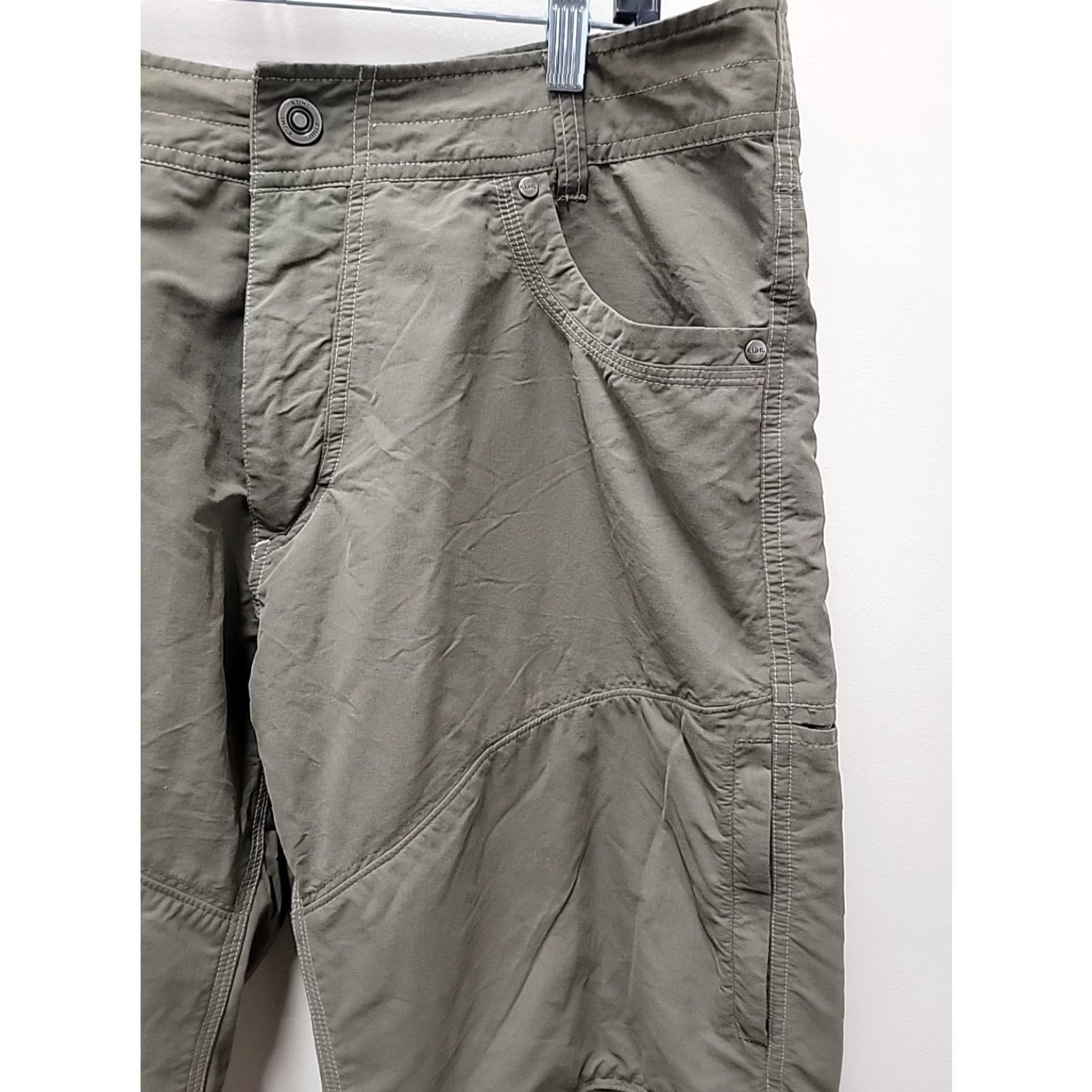 Vintage KUHL Liberator Convertible Pants Stealth Zip Off System Mens 36x32 Nylon Green Cargo Size 36x32 Size US 36 / EU 52 - 5 Thumbnail