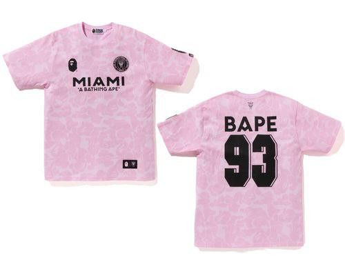 Bape BAPE x INTER MIAMI CF CAMO TEE Size US L / EU 52-54 / 3 - 2 Thumbnail