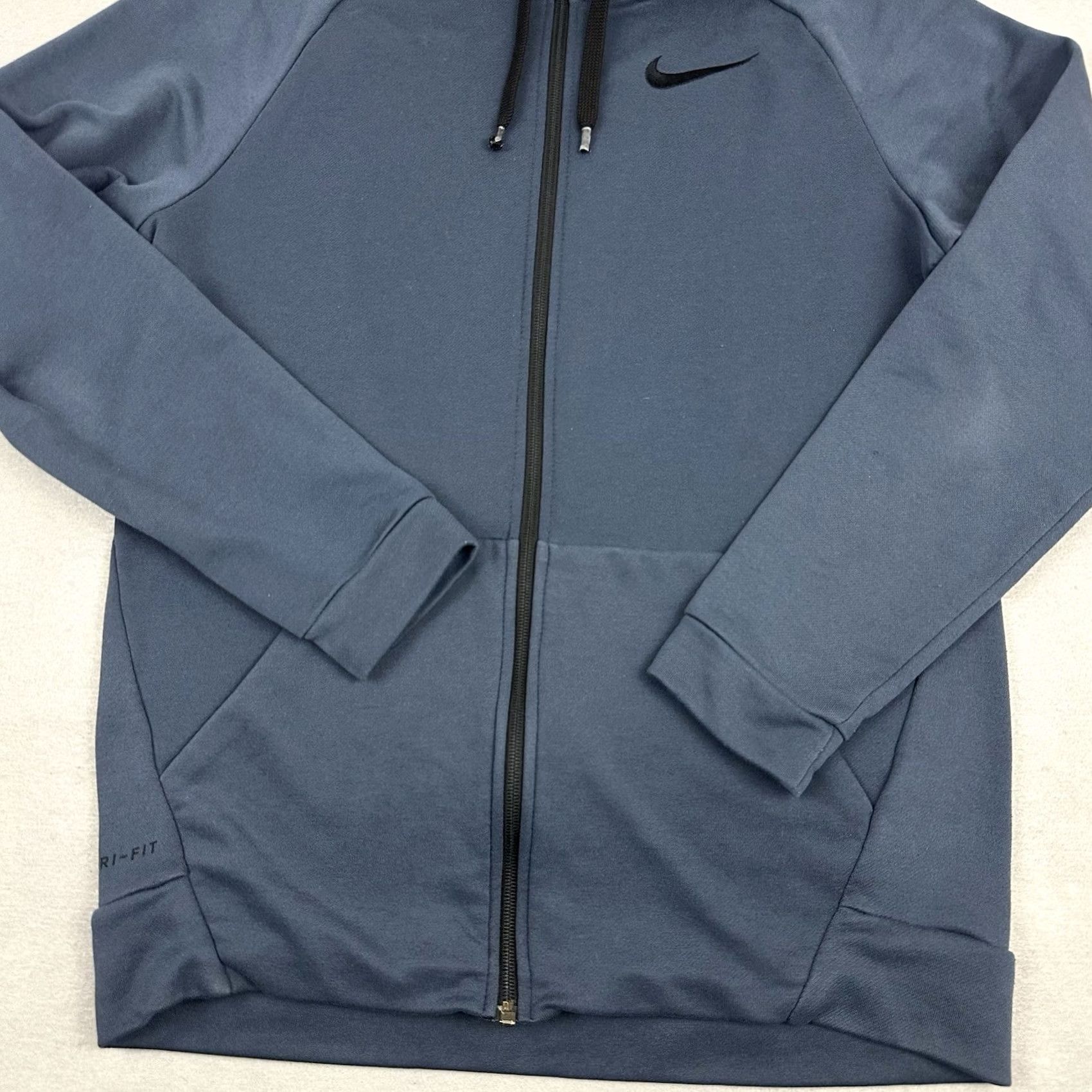 Nike Nike Jacket Men Medium Blue Solid Full Zip Hooded Pockets 860465-471 M Size US M / EU 48-50 / 2 - 3 Thumbnail