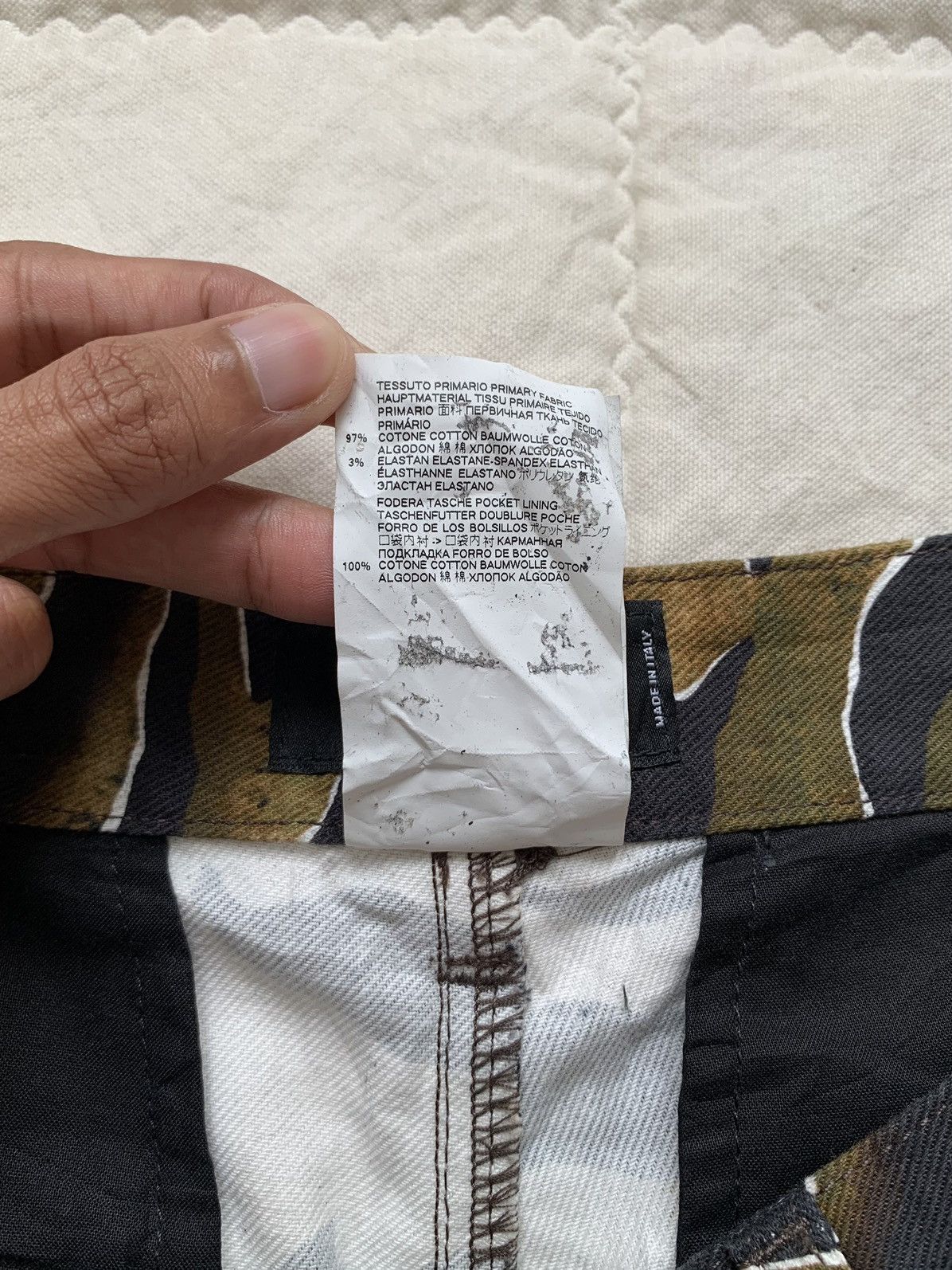 Dsquared2 SS20 Dsquared2 Camo Tiger Stripe Military Cargo Pant Size US 34 / EU 50 - 6 Thumbnail