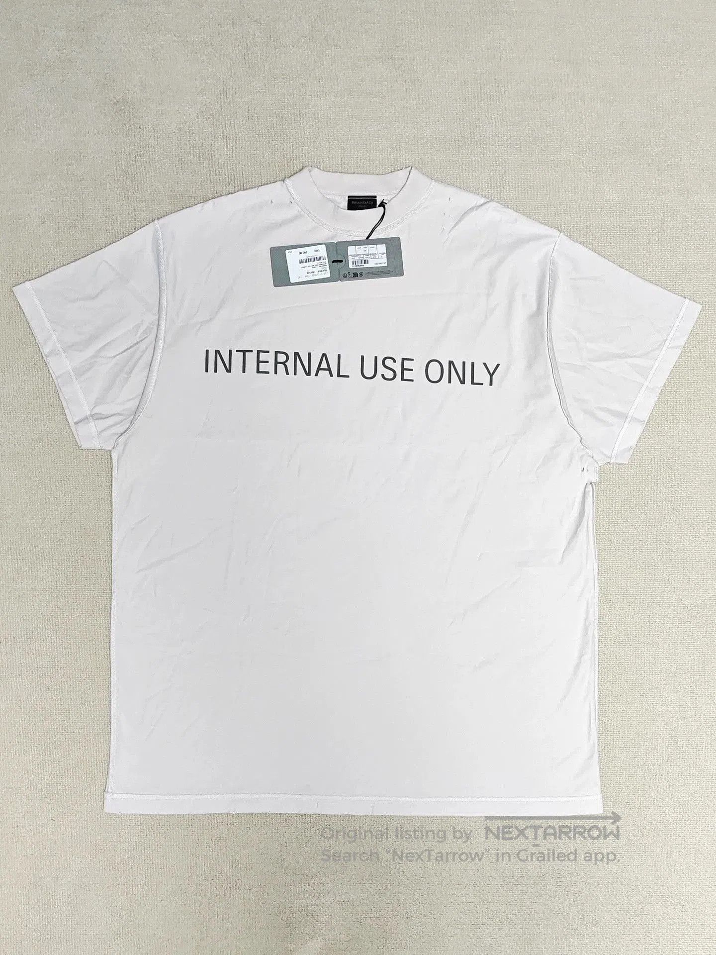 Balenciaga Balenciaga Internal Use Only Reversed Tee. Size US M / EU 48-50 / 2 - 1 Thumbnail