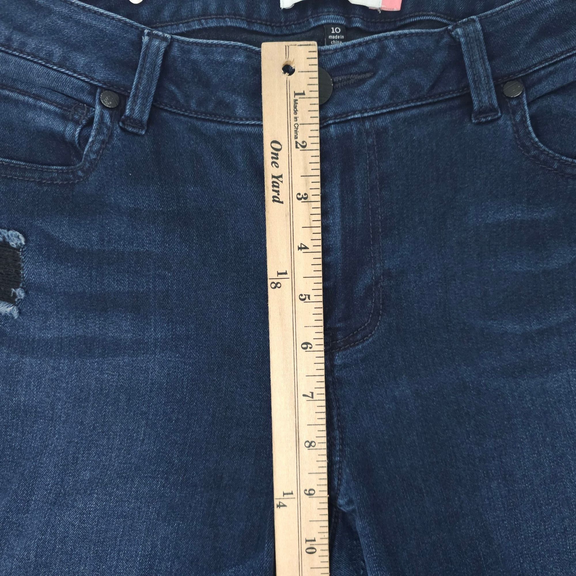 Other Cabi Curvy Skinny Jeans Womens Size 10 Stretch Distressed Size 32" / US 10 / IT 46 - 4 Thumbnail