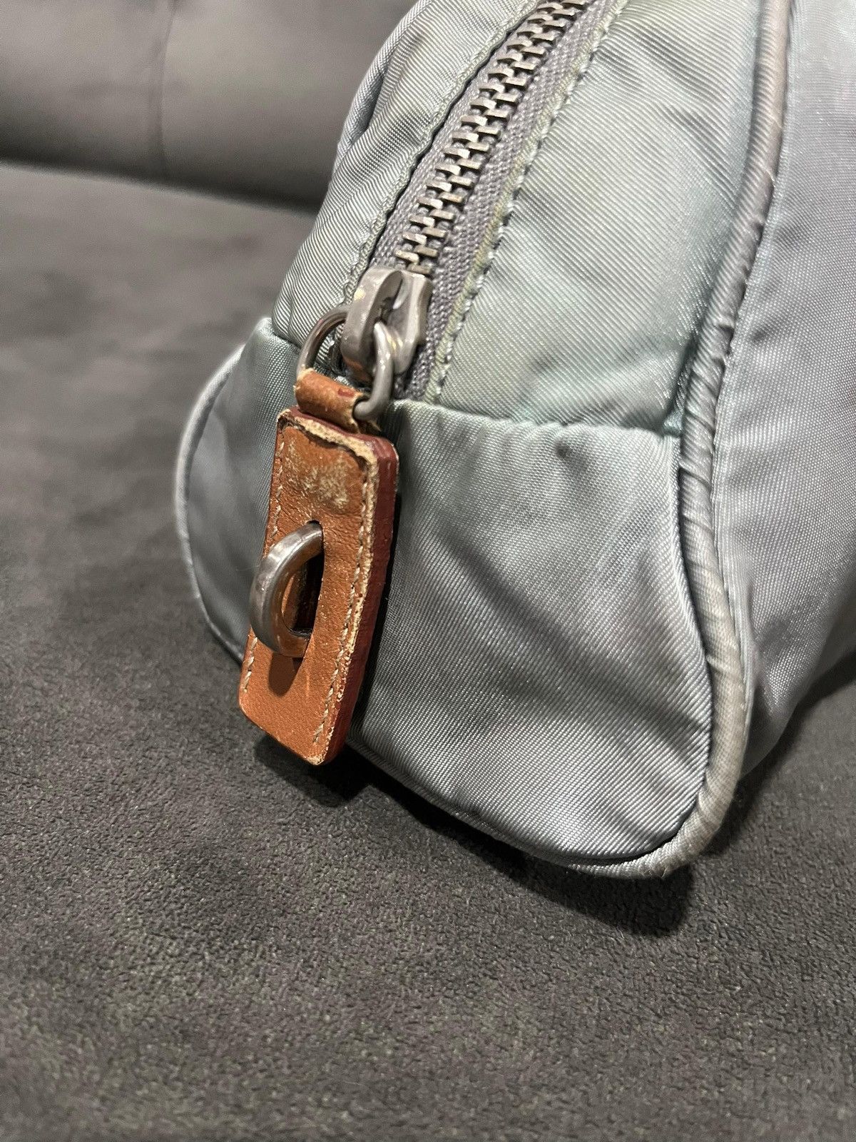 Prada Authentic Vintage Prada Tessuto Nyalon Handbag Size ONE SIZE - 9 Thumbnail