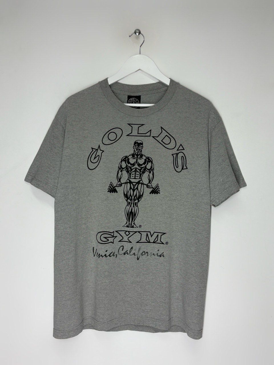 Vintage Vintage 80s Gold’s Gym Venice California T Shirt Size US M / EU 48-50 / 2 - 1 Thumbnail