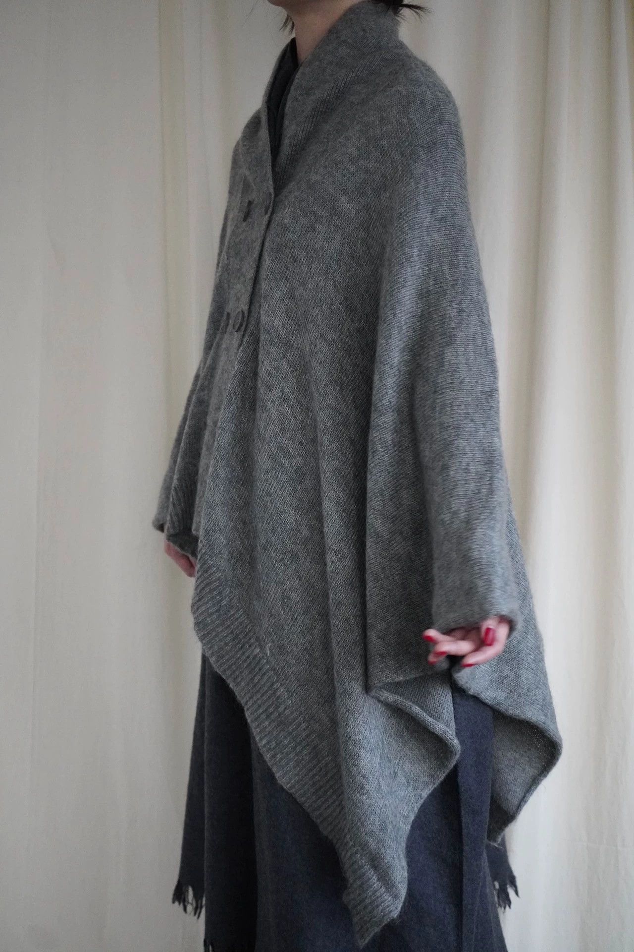 MM6 MM6 2000s Women's Mohair Double-Breasted Caplet Size ONE SIZE - 6 Thumbnail
