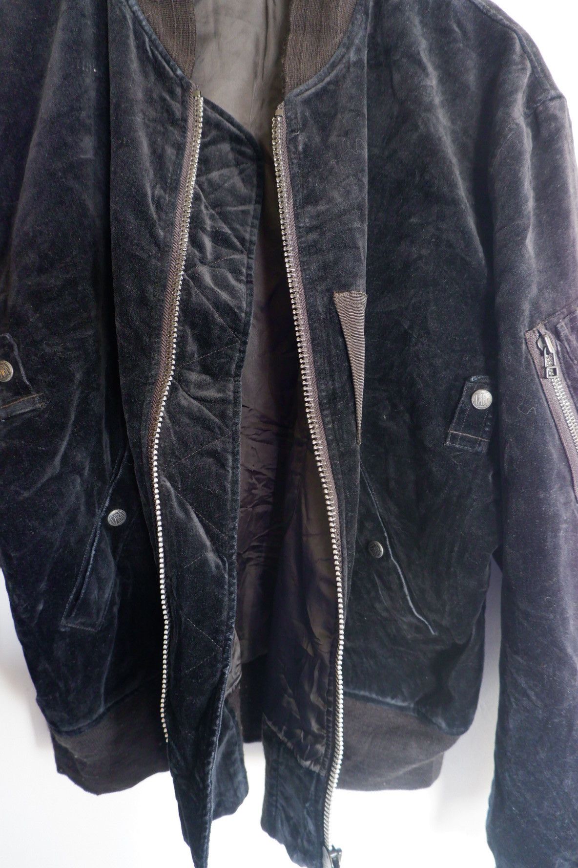 Japanese Brand Vintage Turbine Velvet Bomber Jacket Size US M / EU 48-50 / 2 - 4 Thumbnail
