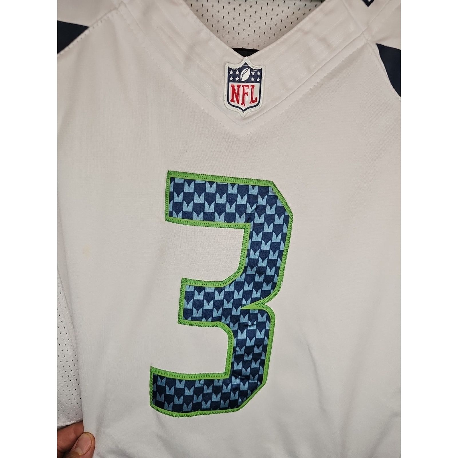 Nike Nike Sewn Seattle Seahawks Russell Wilson #3 Jersey Size 52 Size US XXL / EU 58 / 5 - 2 Thumbnail