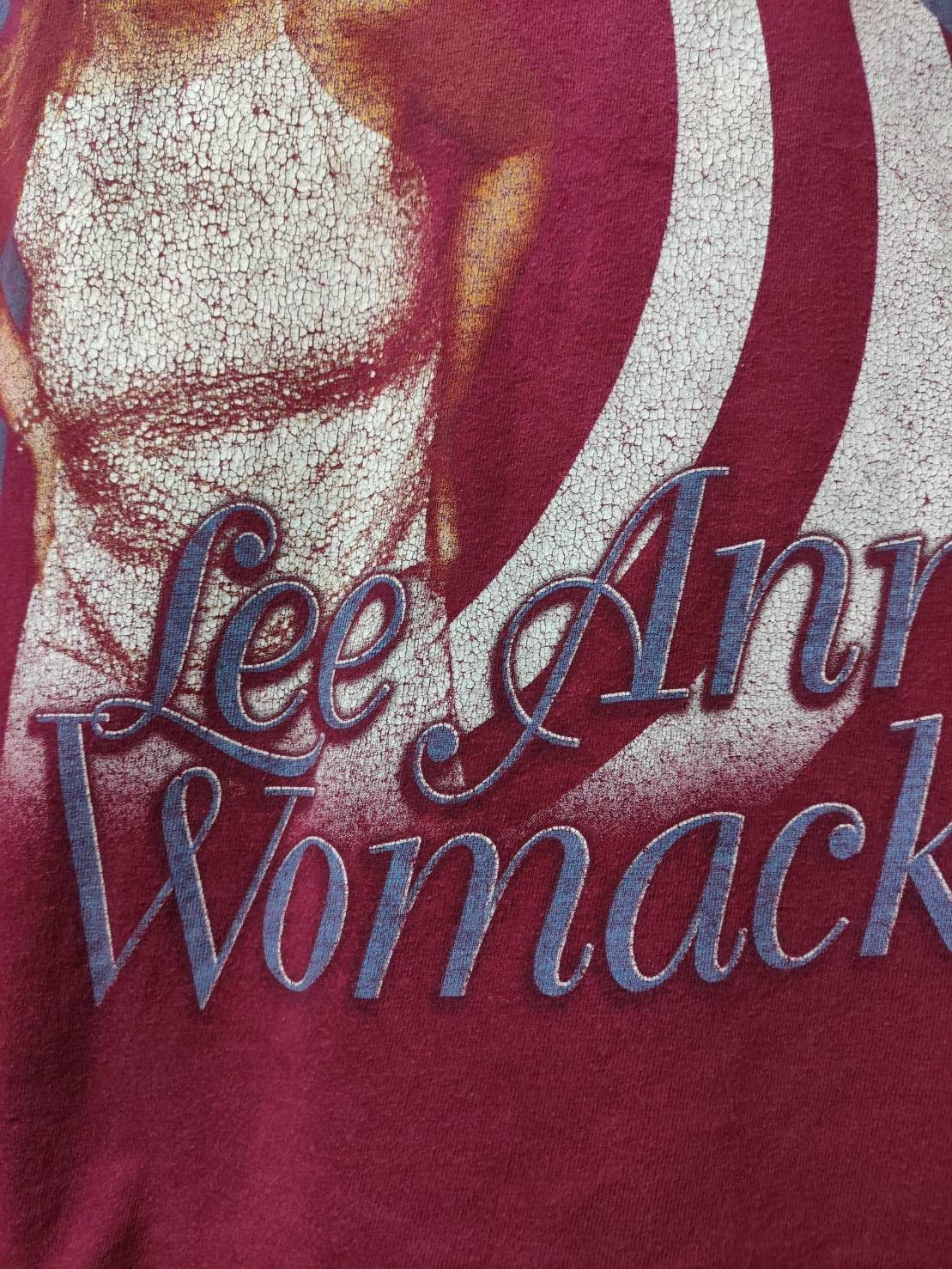 Band Tees Vtg 00's Lee Ann Womack No.1 Top Country Albums Promo T Size US S / EU 44-46 / 1 - 5 Thumbnail