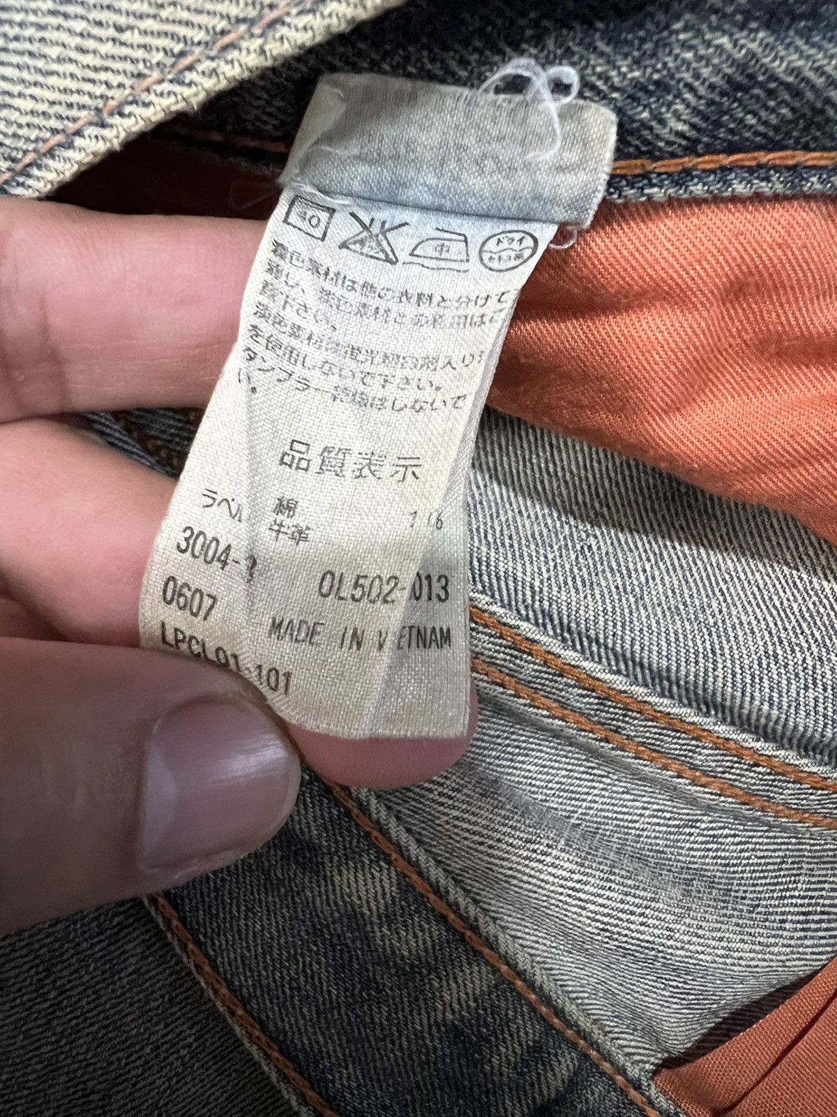 Japanese Brand × Levi's × Levi's Vintage Clothing 💥Crazy💥Vintage Levis 502 Mud Wash Distressed Jeans Very Rare Size US 31 - 17 Thumbnail