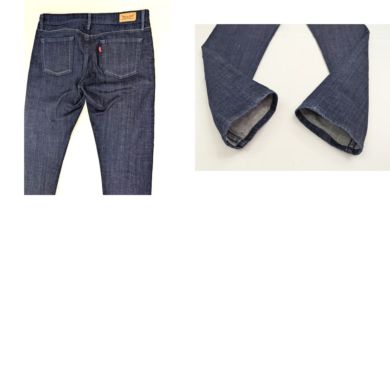 Levi's Levi’s 505 Jeans Straight Leg Jeans Women 6 32.5x27.5 Deep Indigo Blue 5-Pocket Design Medium Denim Cotton Blend Regular Womens Size 28" / US 6 / IT 42 - 9 Thumbnail