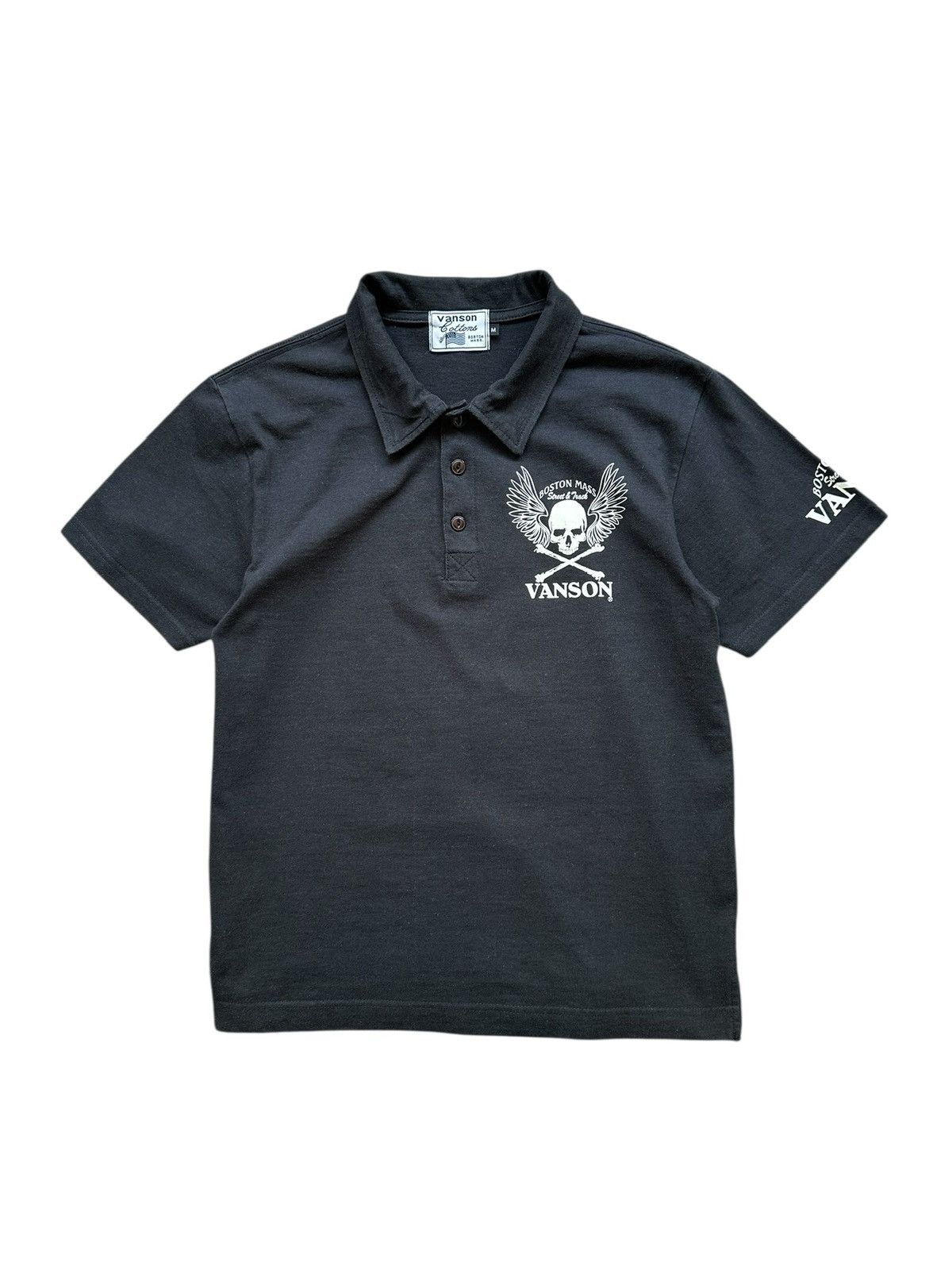 00's Vanson Leather j-rock polo tee