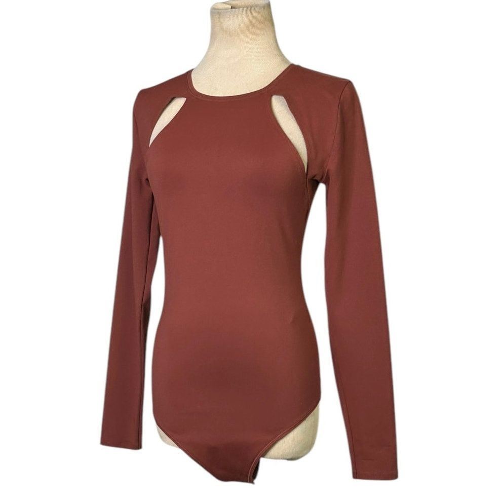 Abercrombie & Fitch Abercrombie & Fitch Brown Cutout Bodysuit size Small Size S / US 4 / IT 40 - 9 Thumbnail