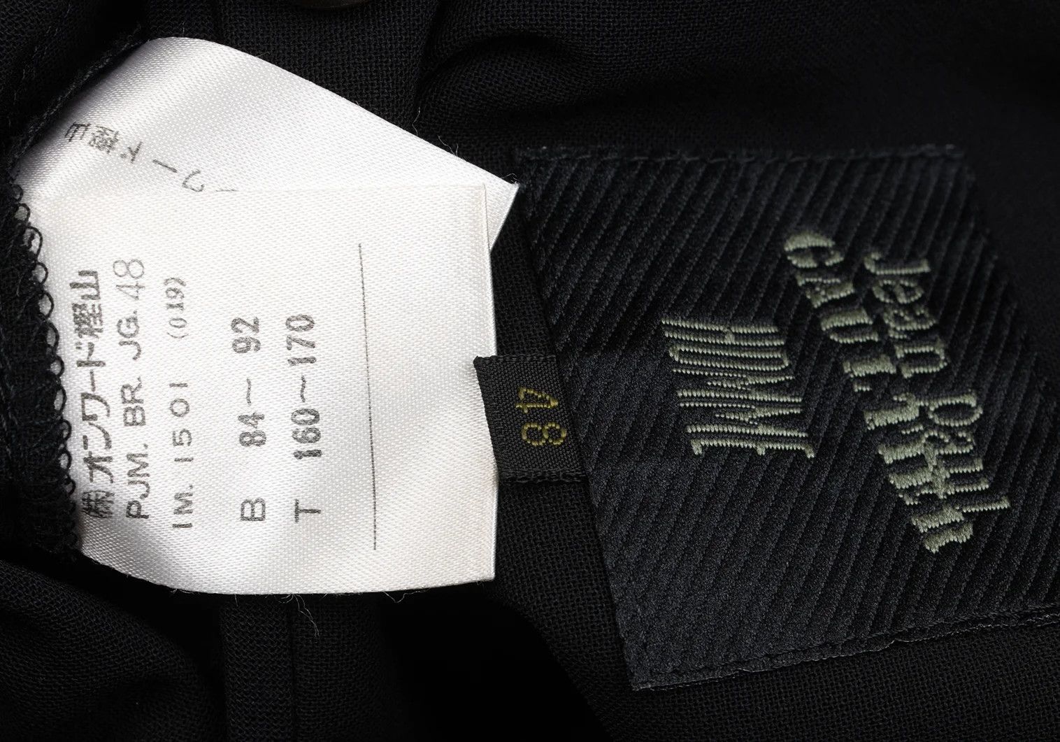 Jean Paul Gaultier Wool Flap Pocket 4-Button Jacket in Black Size 48 Size US M / EU 48-50 / 2 - 19 Thumbnail