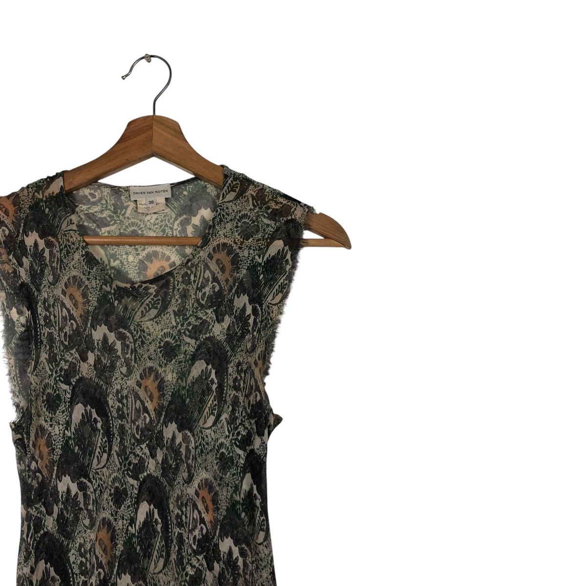 Dries Van Noten 🔥LONG GWONS SILK DRIES VAN NOTEN MADE IN BELGIUM FULLPRINT Size XS / US 0-2 / IT 36-38 - 7 Thumbnail