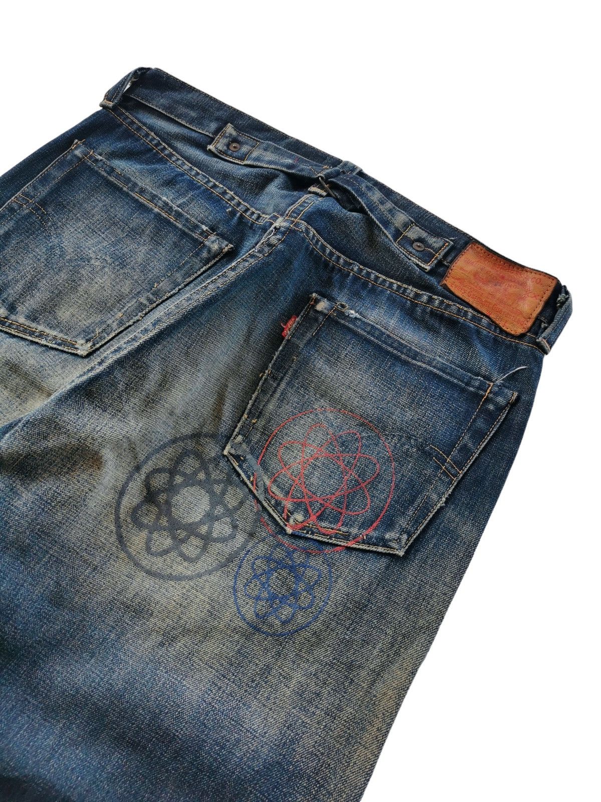 Futura × Levi's Vintage Clothing × Vintage Levis Vintage Clothing X Futura Selvedge Denim Jeans Size US 32 / EU 48 - 10 Thumbnail