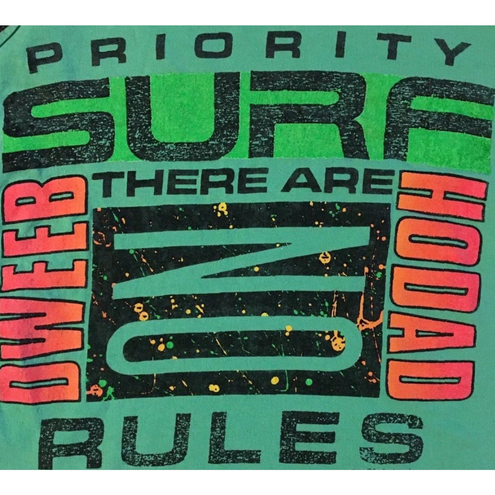 Quiksilver VINTAGE Surf No Rules Faded Tank Top XS Funny Grunge Vaporwave Quiksilver OP 90s Shirt Men XS Green Ocean Beach Wave Graphic Tee Size US XS / EU 42 / 0 - 3 Thumbnail
