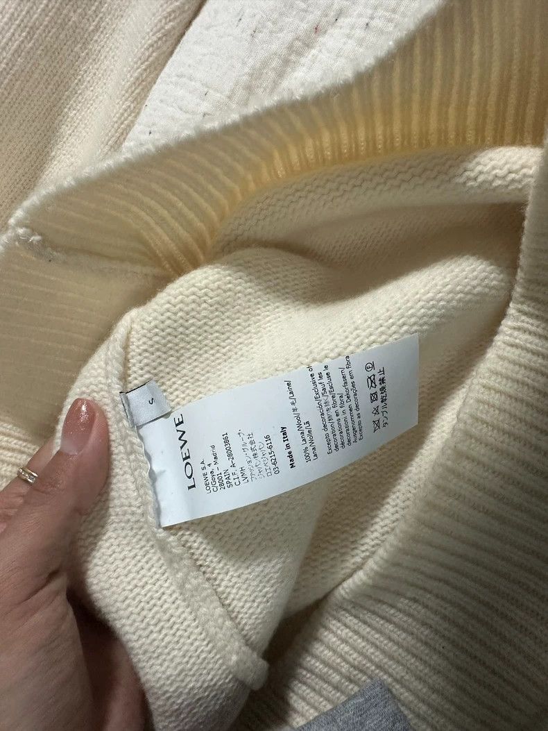 Loewe Loewe Gemstone sweater white Size M / US 6-8 / IT 42-44 - 4 Thumbnail