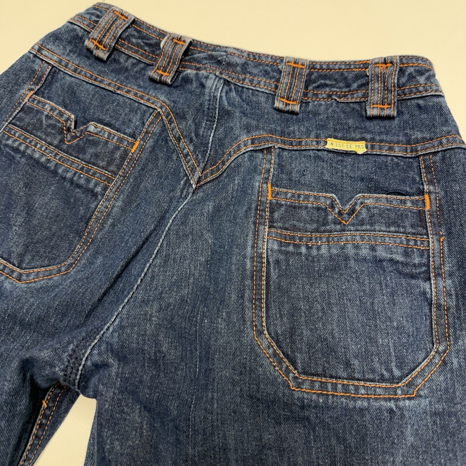 Vintage Vintage N'est Ce Pas Jeans Womens SIze 11/12 Blue Cropped In Size 34" / US 12 / IT 48 - 5 Thumbnail