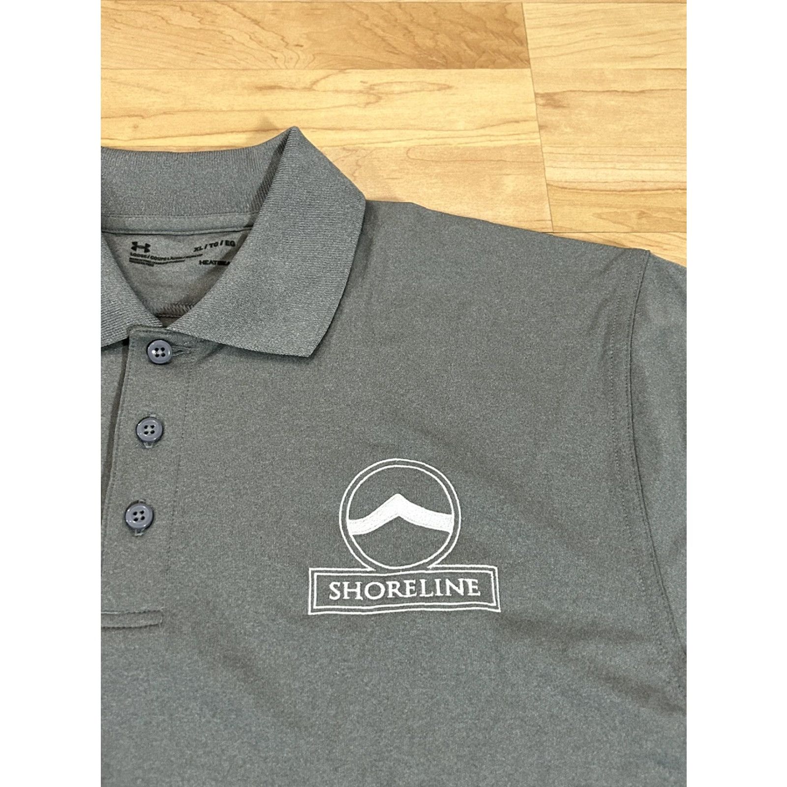 Under Armour Under Armour Polo Shirt Gray Heatgear Golf XL Mens Regular Short Sleeve Collared Button Nike Size US XL / EU 56 / 4 - 4 Thumbnail