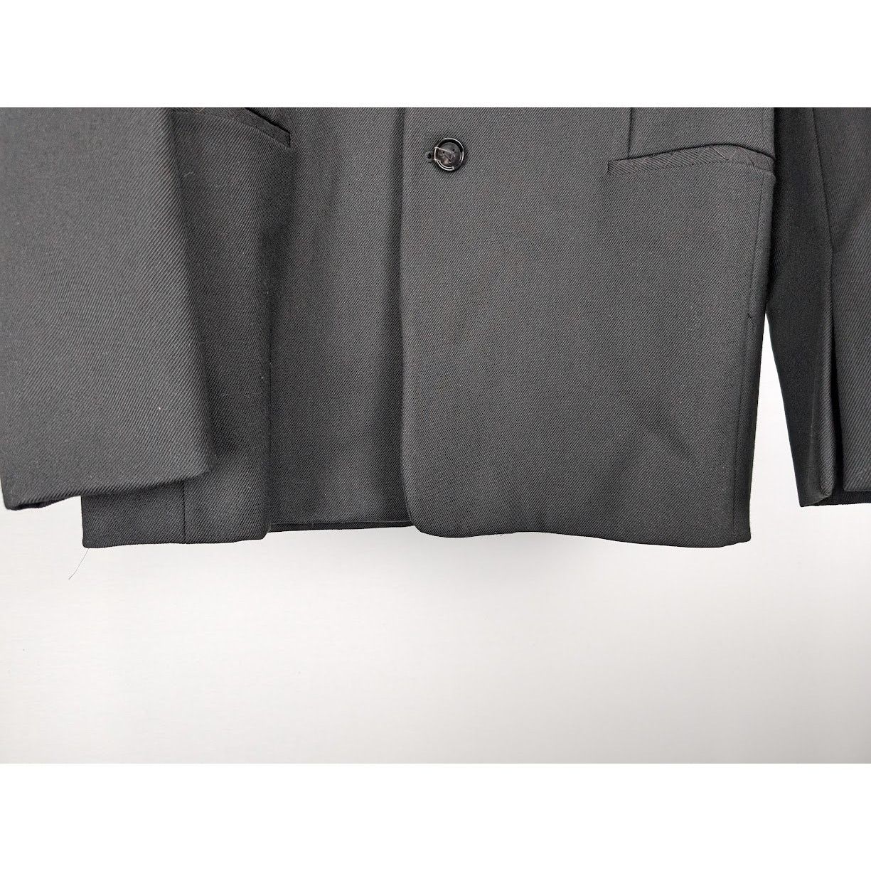 Bottega Veneta o1rshd1 Tech Wool Twill Jacket in Black Size US M / EU 48-50 / 2 - 10 Thumbnail