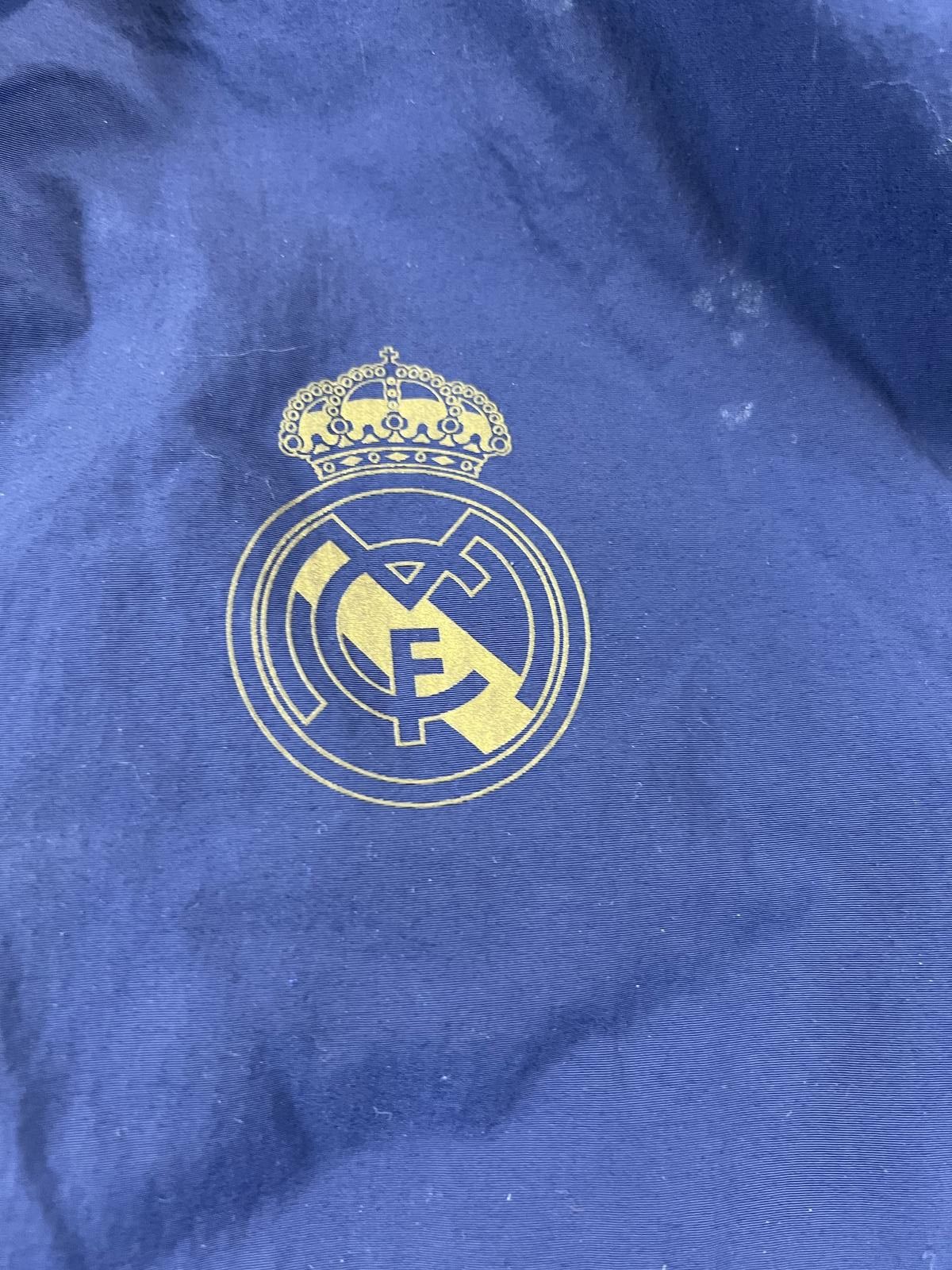 Adidas Retro Adidas Real Madrid Blue Fleece Jacket M Size US M / EU 48-50 / 2 - 3 Thumbnail