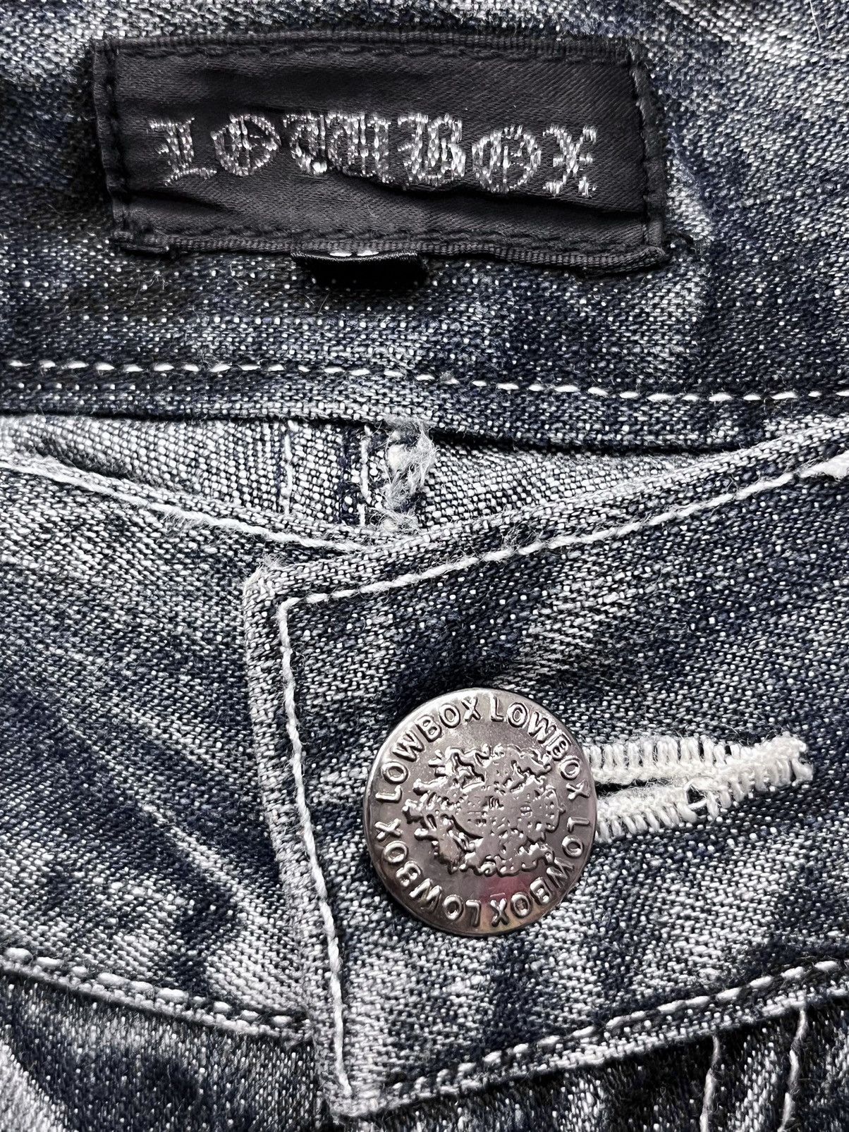 FYE LOWBOX Seditionaries Grunge Ripped FLARE REWORKED Jeans