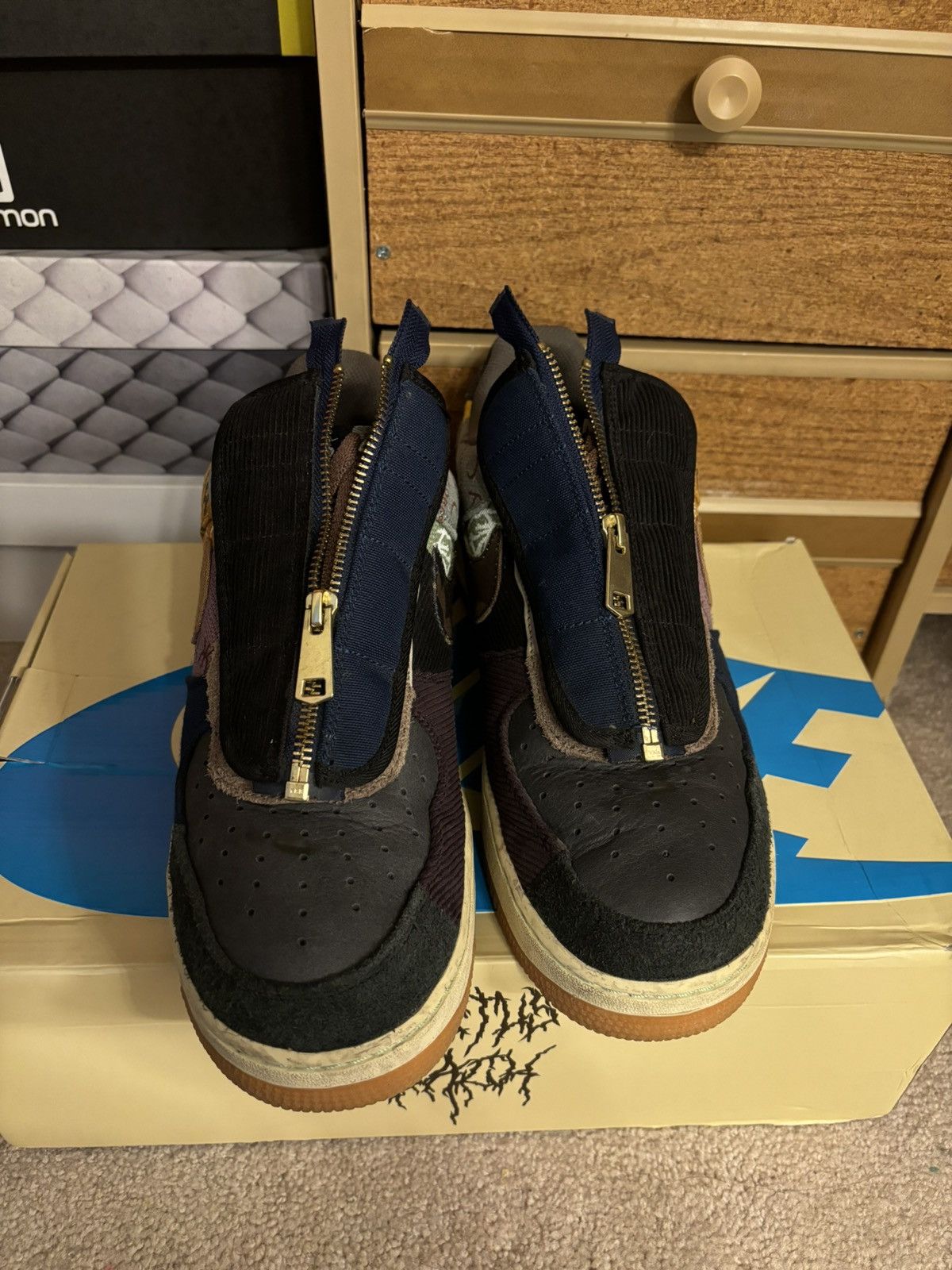 Nike × Travis Scott Travis Scott Cactus Jack Air Force 1 Size US 10.5 / EU 43-44 - 6 Thumbnail