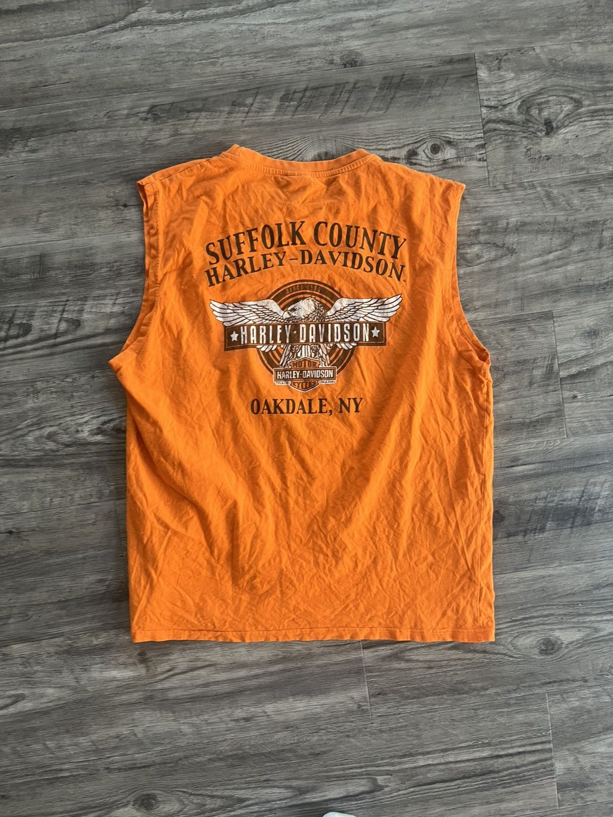 Harley Davidson × Vintage Vintage 90s y2k Harley Davidson Tank Top Size US XXL / EU 58 / 5 - 1 Thumbnail