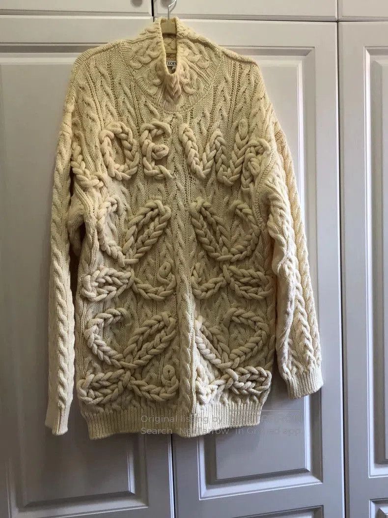 Loewe Loewe Cable Knit Sweater Dress. Size US S / EU 44-46 / 1 - 1 Thumbnail