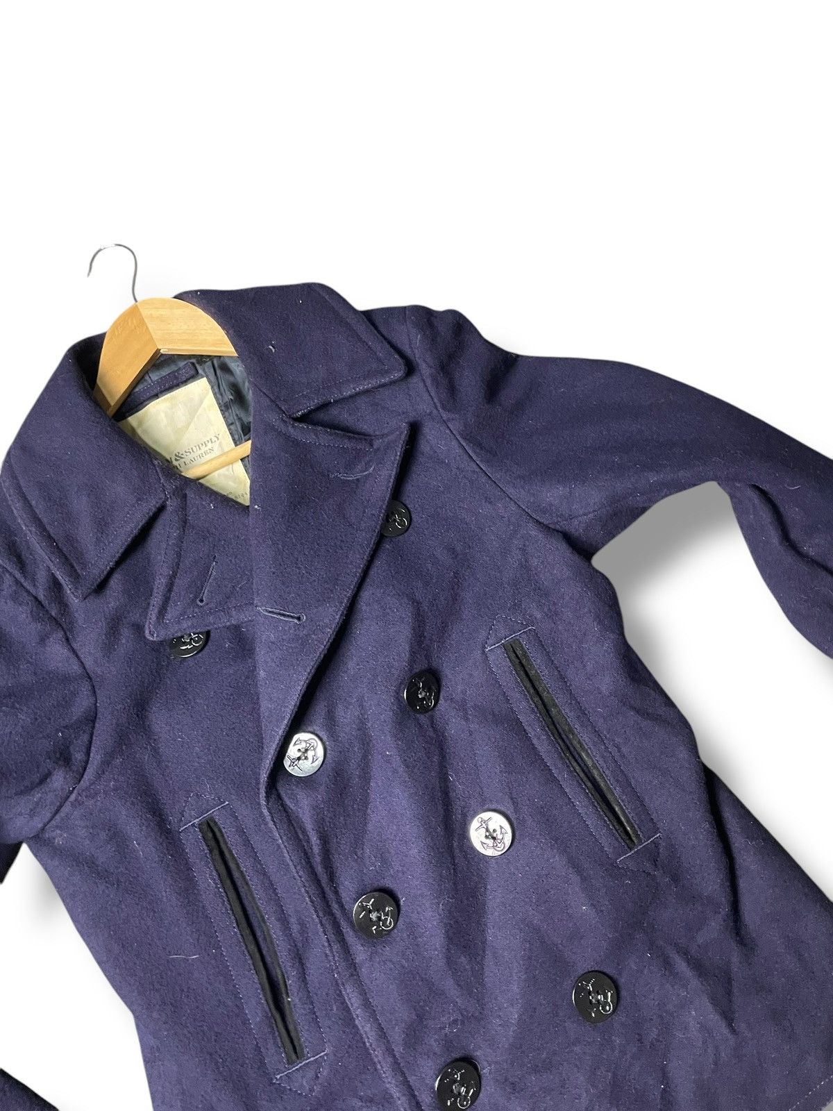 Japanese Brand × Ralph Lauren × Vintage Ralph Lauren Denim&Supply Wool Peacoat (102) Size US XXS / EU 40 - 6 Thumbnail