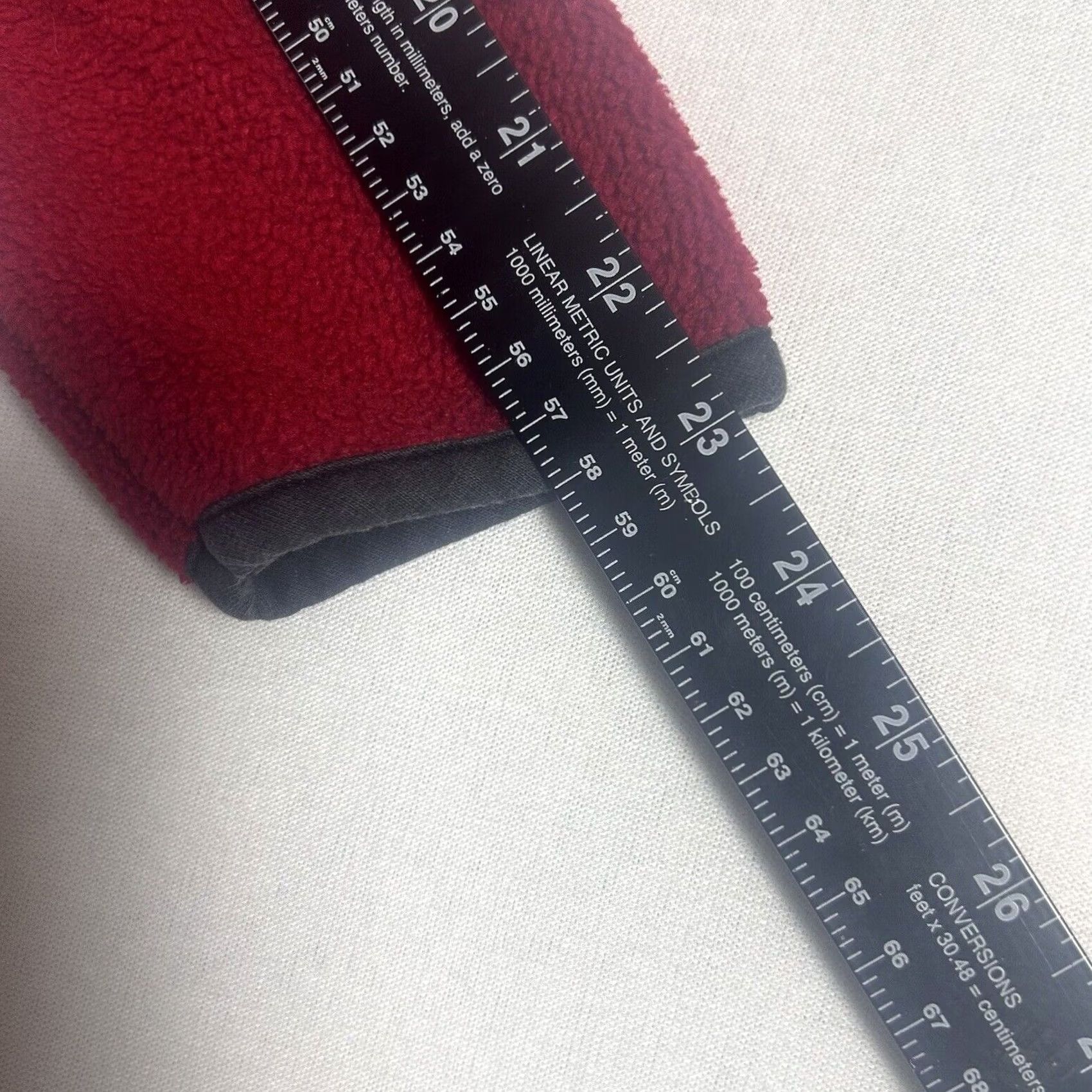 Vintage VINTAGE Canadian Fleece Wear Womens Fleece Full Zip Hoodie Red 1X Zip Hoodie Long Sleeve Solid Winter Outwear Womens Size XL / US 12-14 / IT 48-50 - 6 Thumbnail