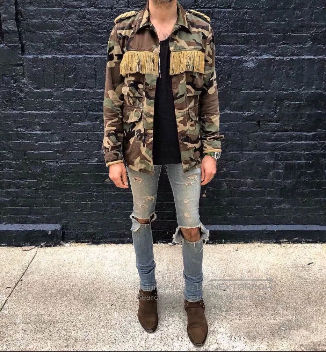 Saint Laurent Paris Saint Laurent SLP 15SS Camo Jacket. Size US S / EU 44-46 / 1 - 9 Thumbnail